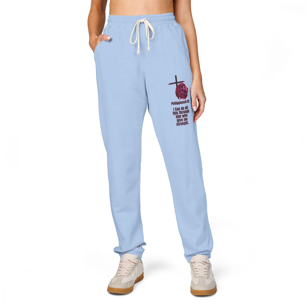 Philippians 4:13: Fleece Joggers