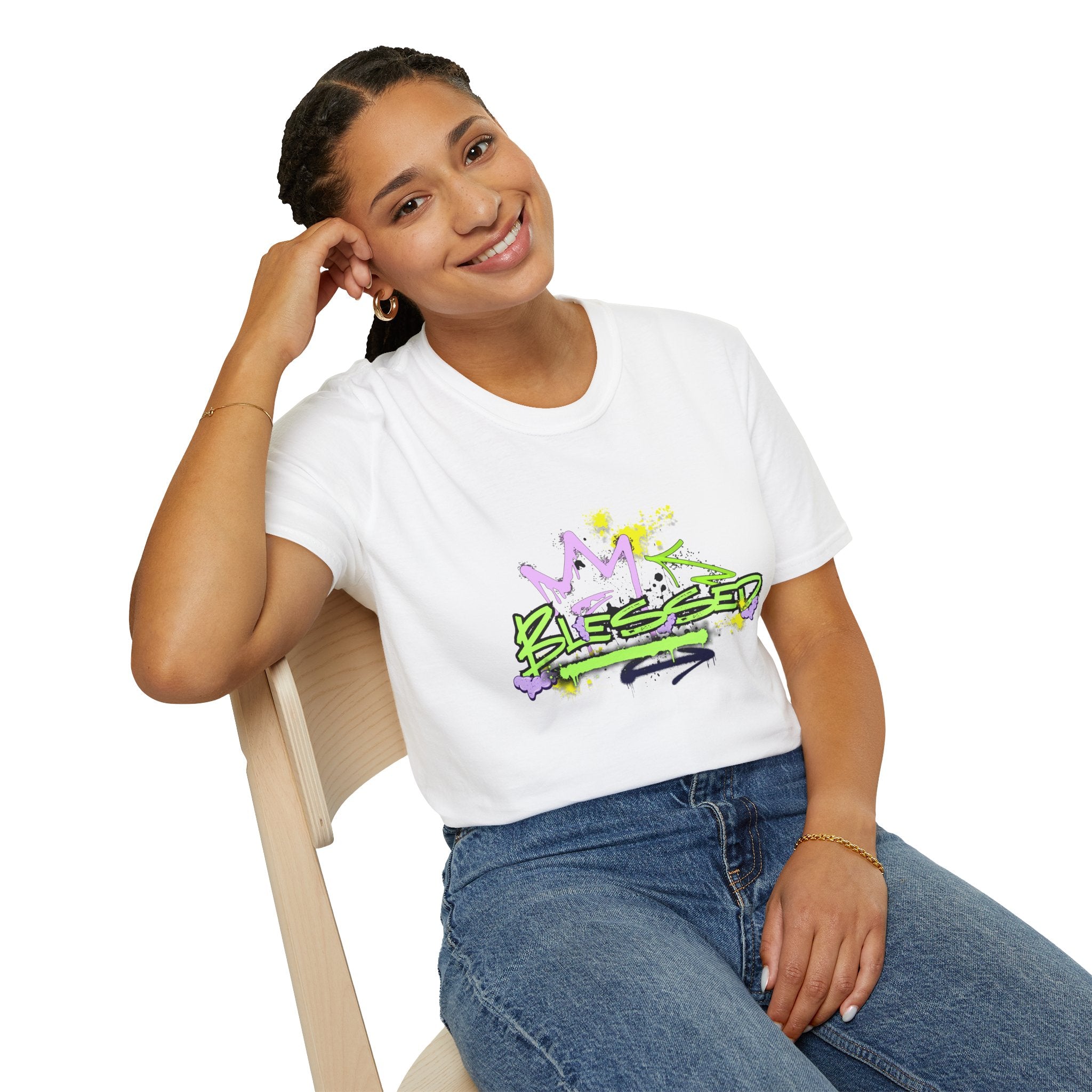 'Blessed' Graffiti — T-Shirt