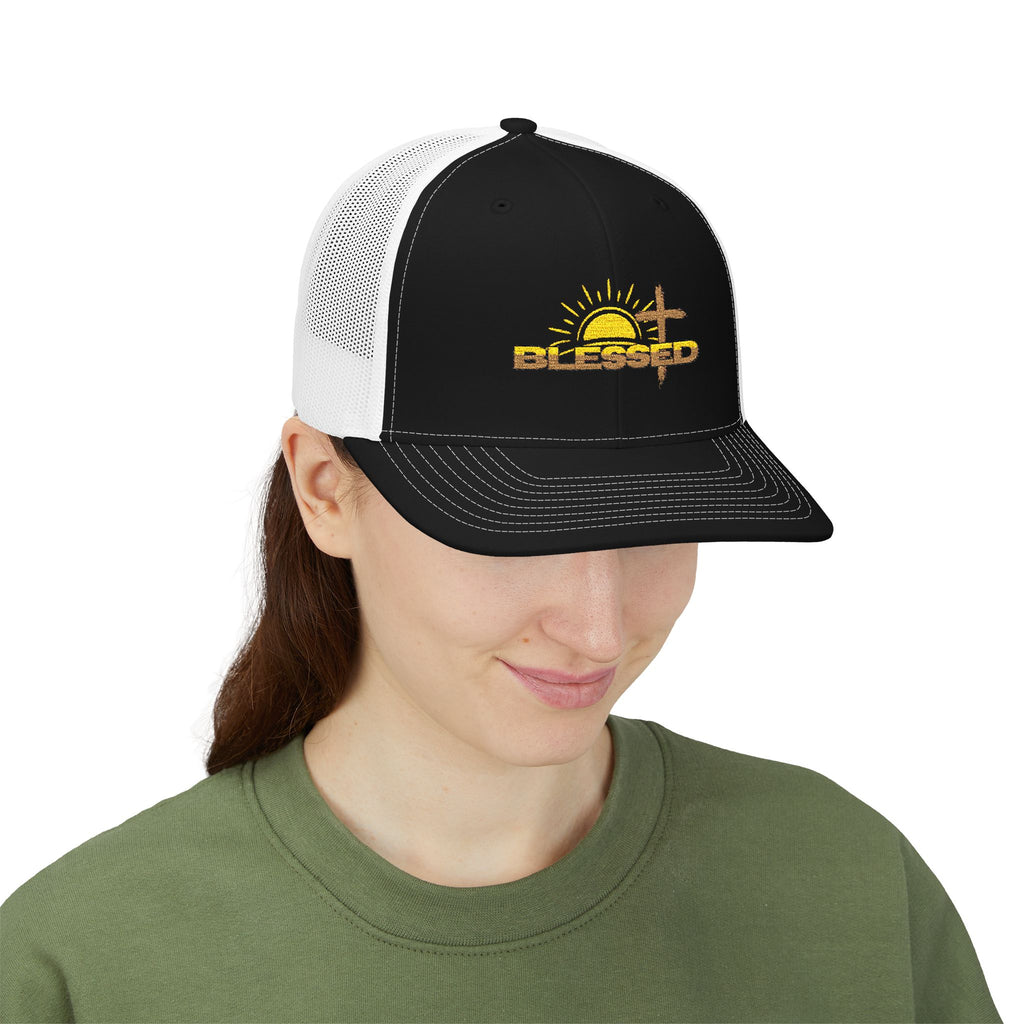 'Blessed' Sunrise Trucker Cap