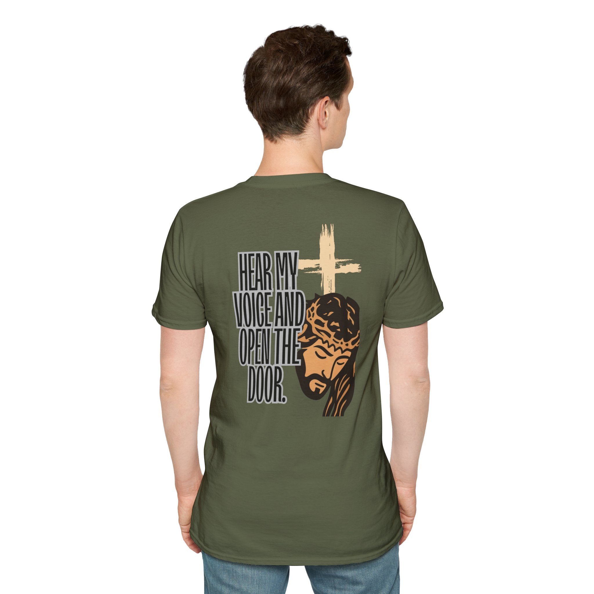 “He’s Knocking” Revelation 3:20 — Graphic T‑Shirt
