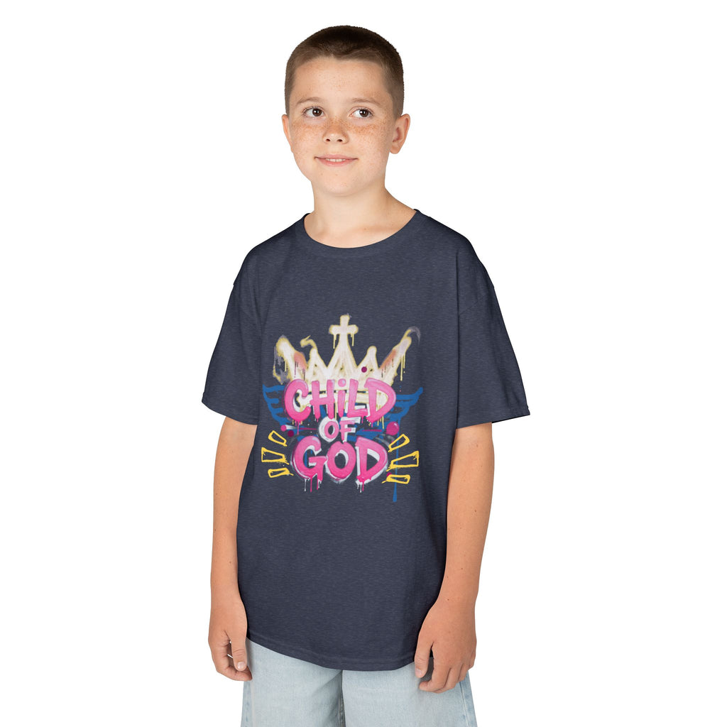 'Child of God' — Angel Wings Graphic Kids Tee