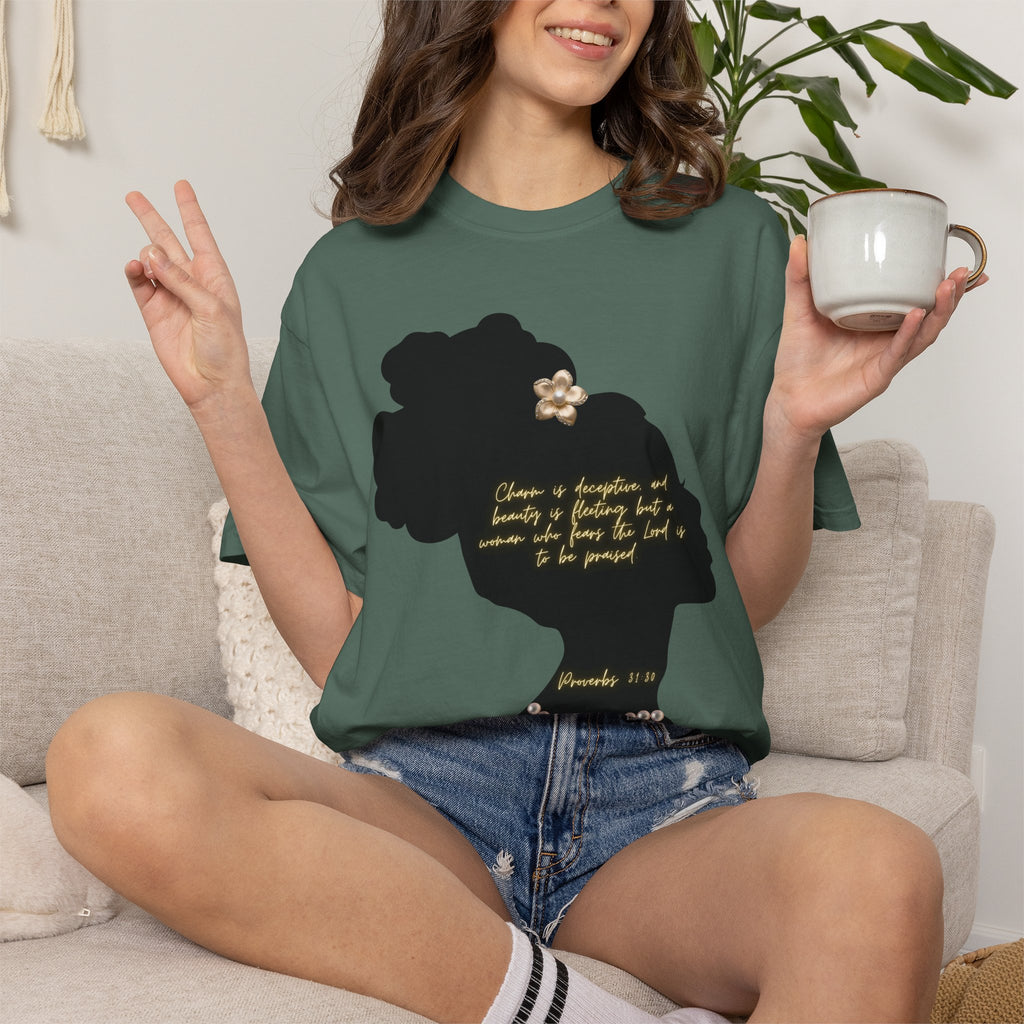 Proverbs 31:30 Pearls - T-Shirt