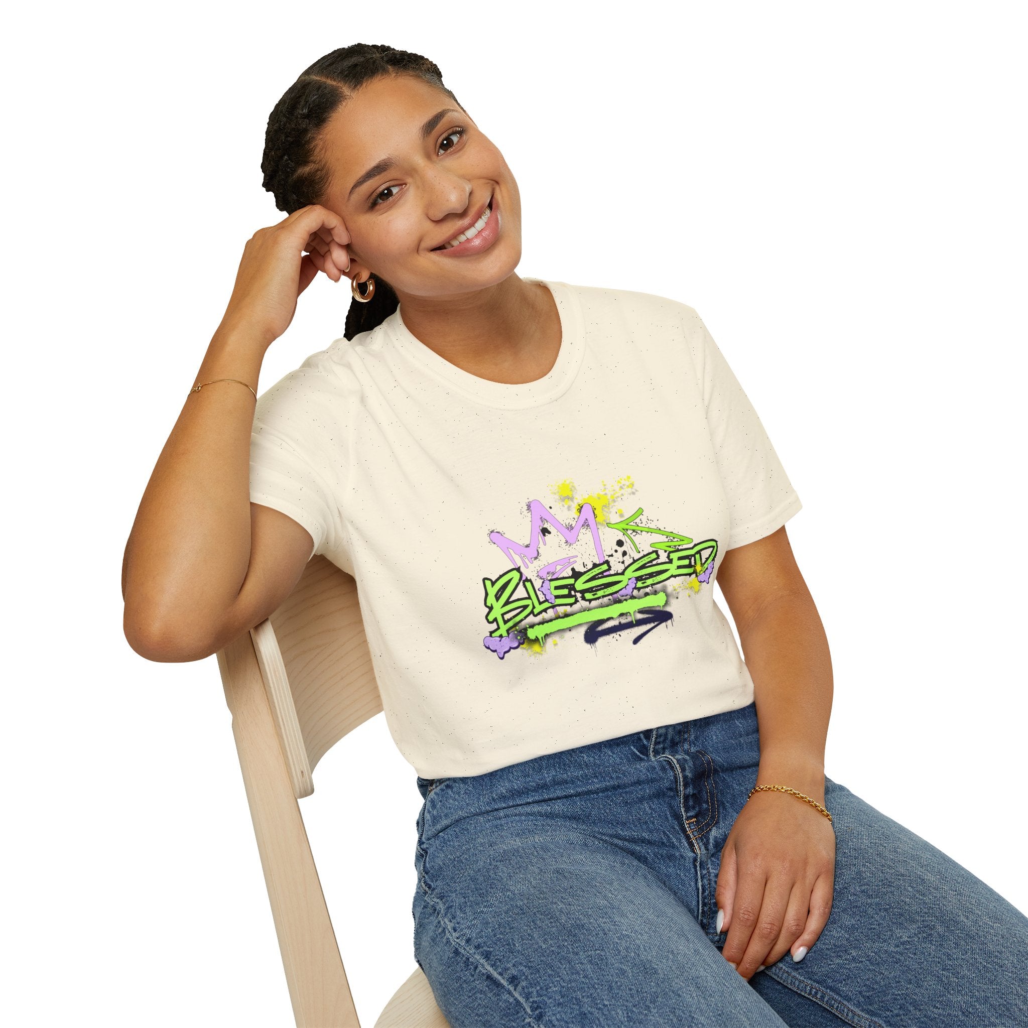 'Blessed' Graffiti — T-Shirt