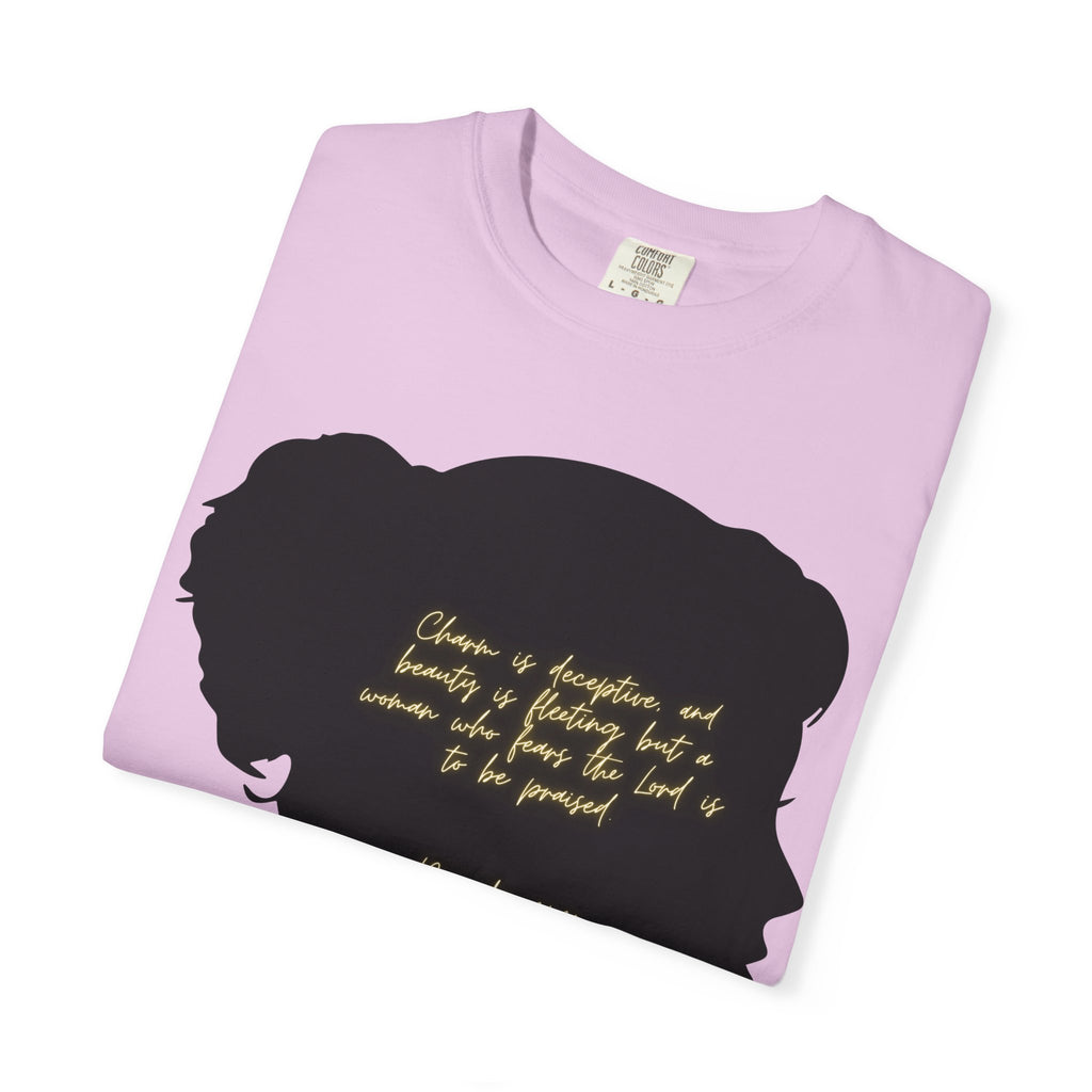 Proverbs 31:30 Gold Scarf - T-Shirt