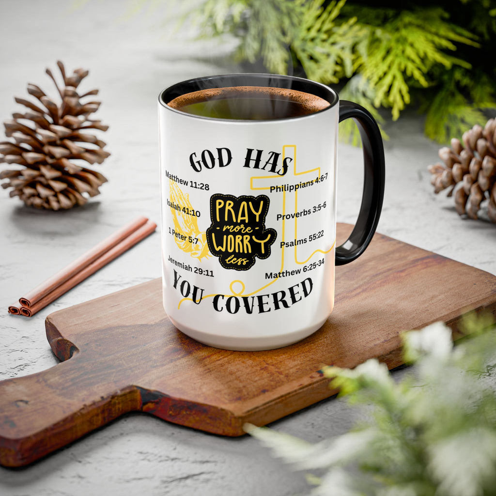 "Pray More, Worry Less" Mug  (11oz/15oz)