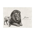 "Jesus: The Lion & The Lamb" — Rectangle Rug