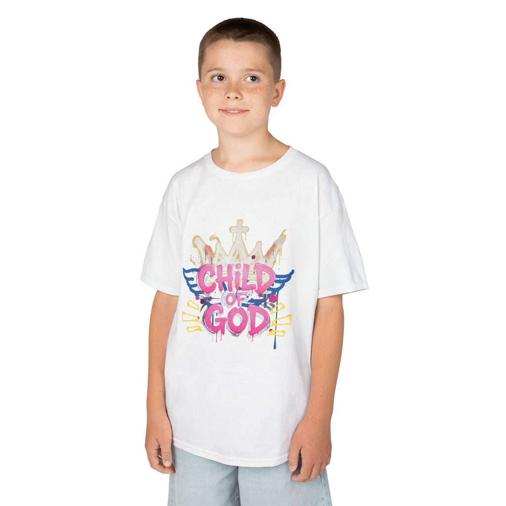 'Child of God' — Angel Wings Graphic Kids Tee
