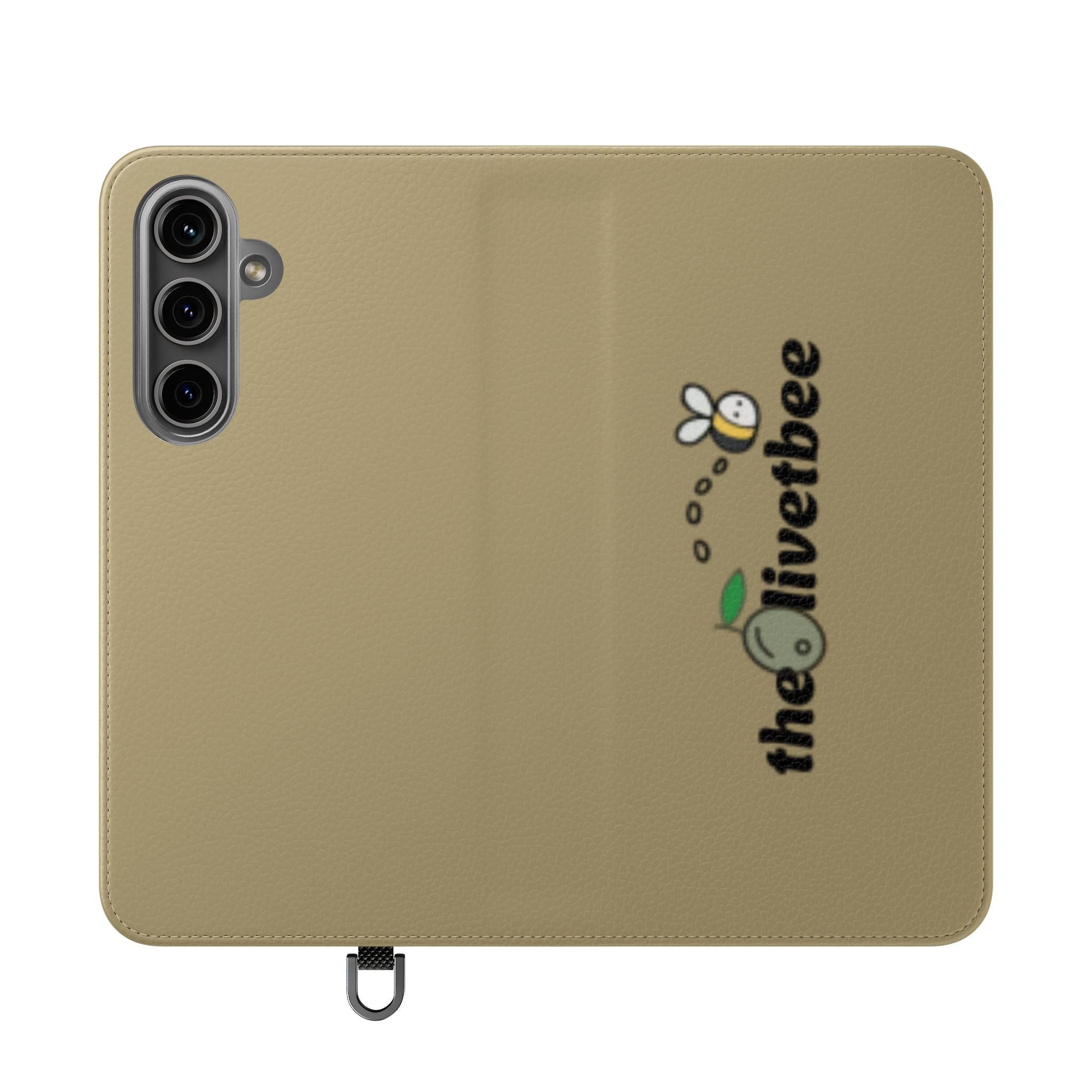 Flip Case Phone Wallet — 'theOlivetbee' Logo Folio Cover with Card Slots