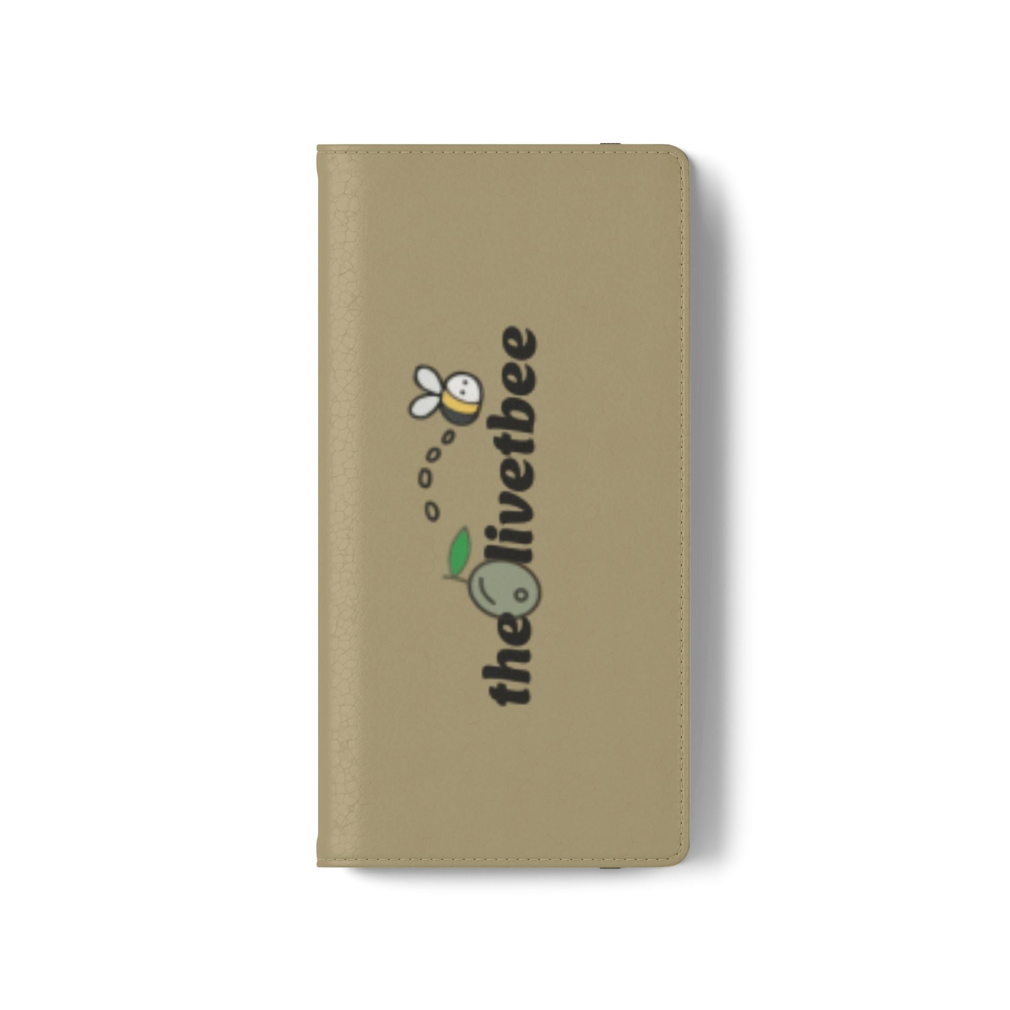 Flip Case Phone Wallet — 'theOlivetbee' Logo Folio Cover with Card Slots