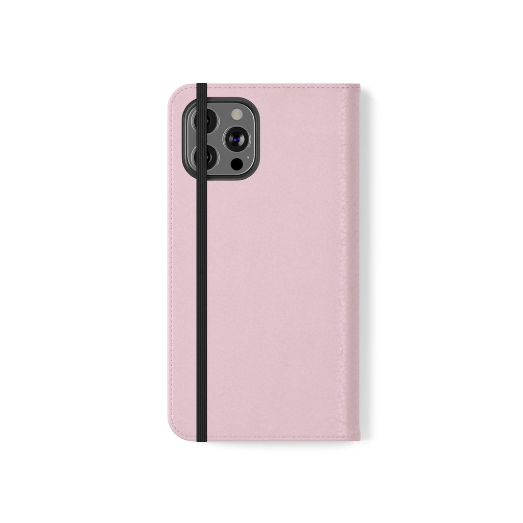 Pink Bee Logo Flip Phone Case — theOlivetbee Wallet Cover