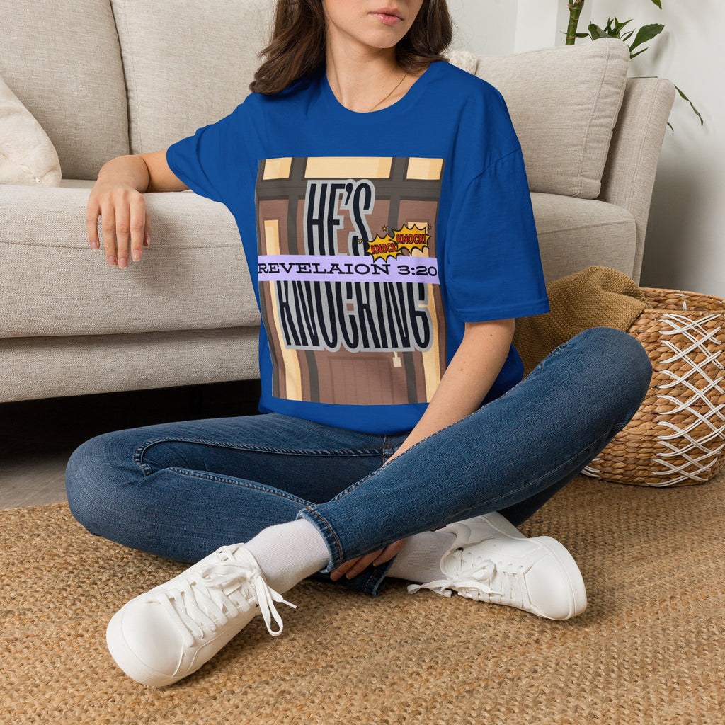 “He’s Knocking” Revelation 3:20 — Graphic T‑Shirt