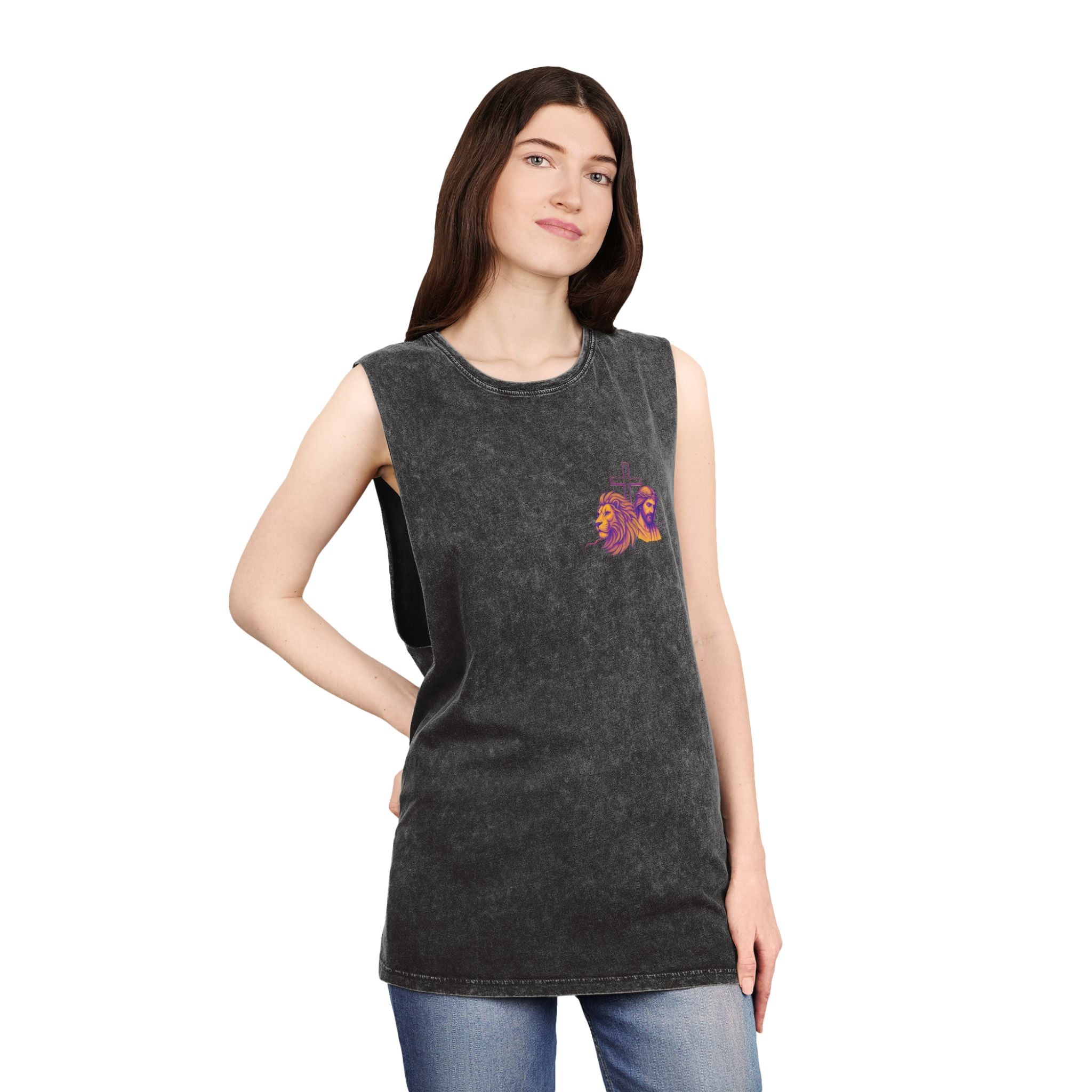 "Jesus Loves You" Stonewash Tank