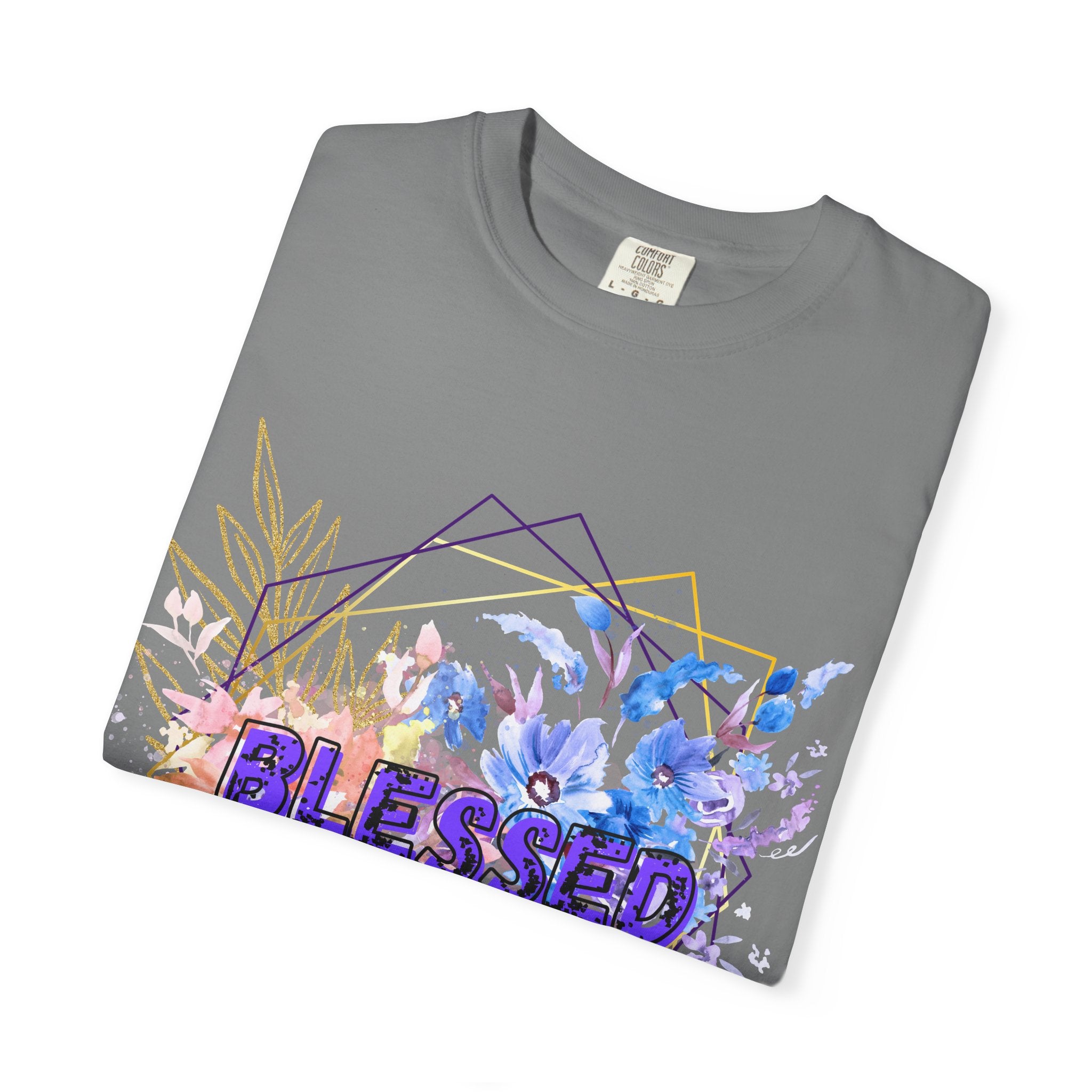 'Blessed'  — Floral T-Shirt