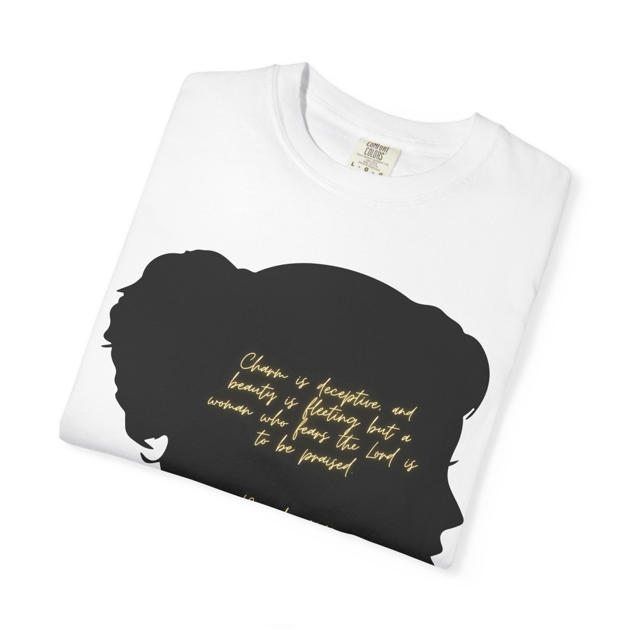 Proverbs 31:30 Gold Scarf - T-Shirt