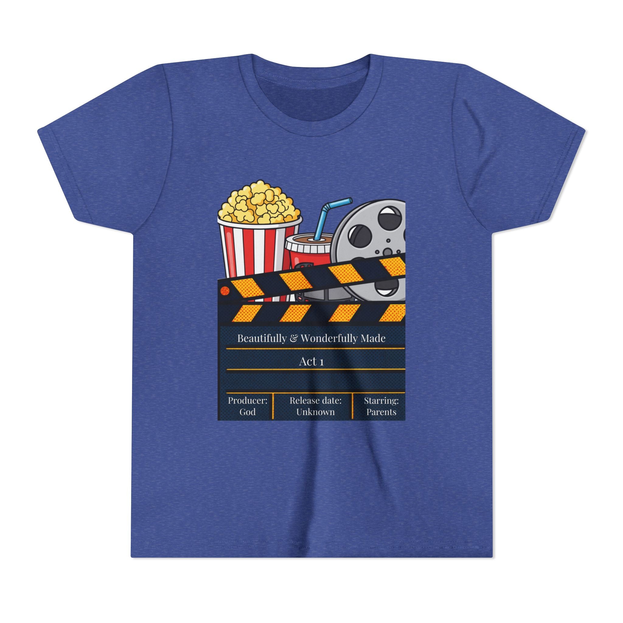 'Beautifully & Wonderfully Made'  — Kids Movie Night Tee