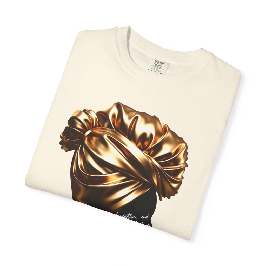Proverbs 31:30 Gold Headwrap- T-Shirt