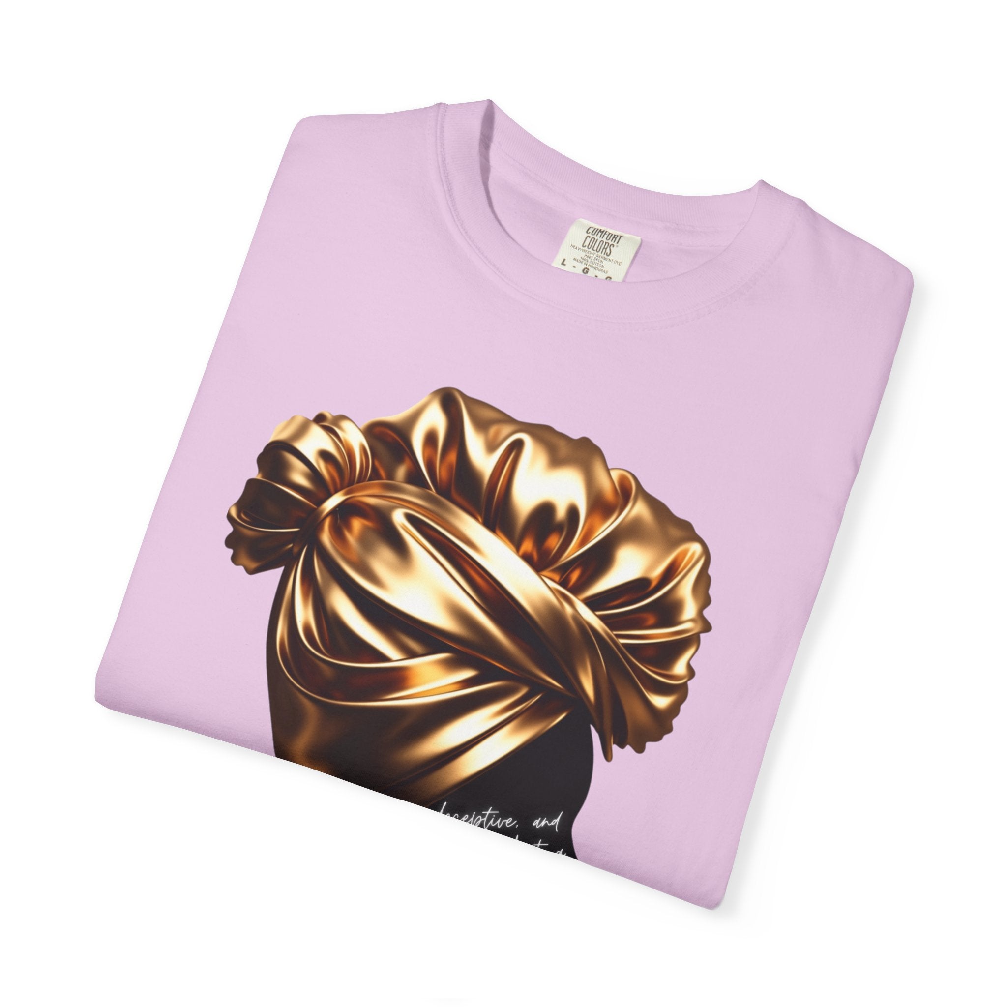 Proverbs 31:30 Gold Headwrap- T-Shirt
