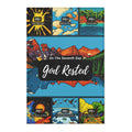 7 Days of Creation Pop Art Area Rug