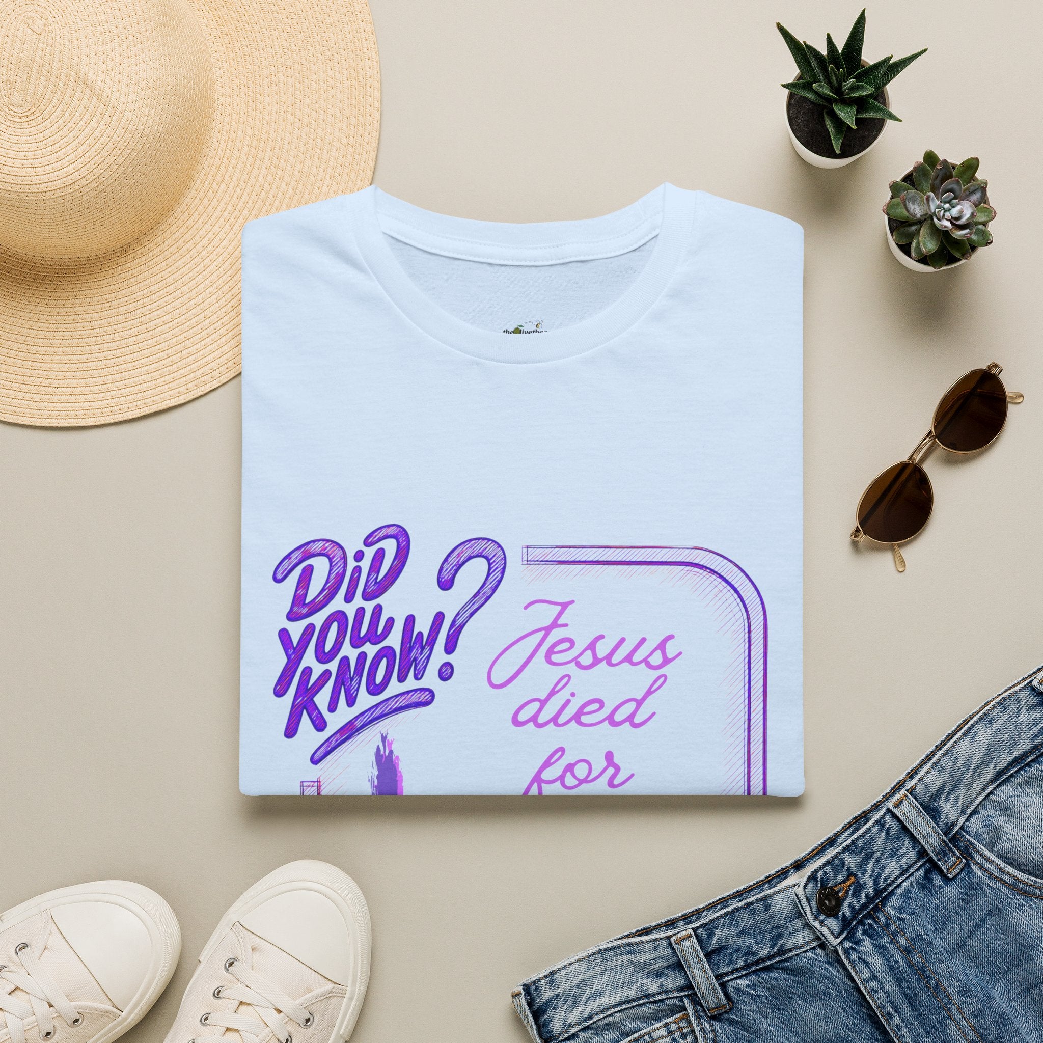 "Did You Know? Jesus Died For Our Sins" - T‑Shirt