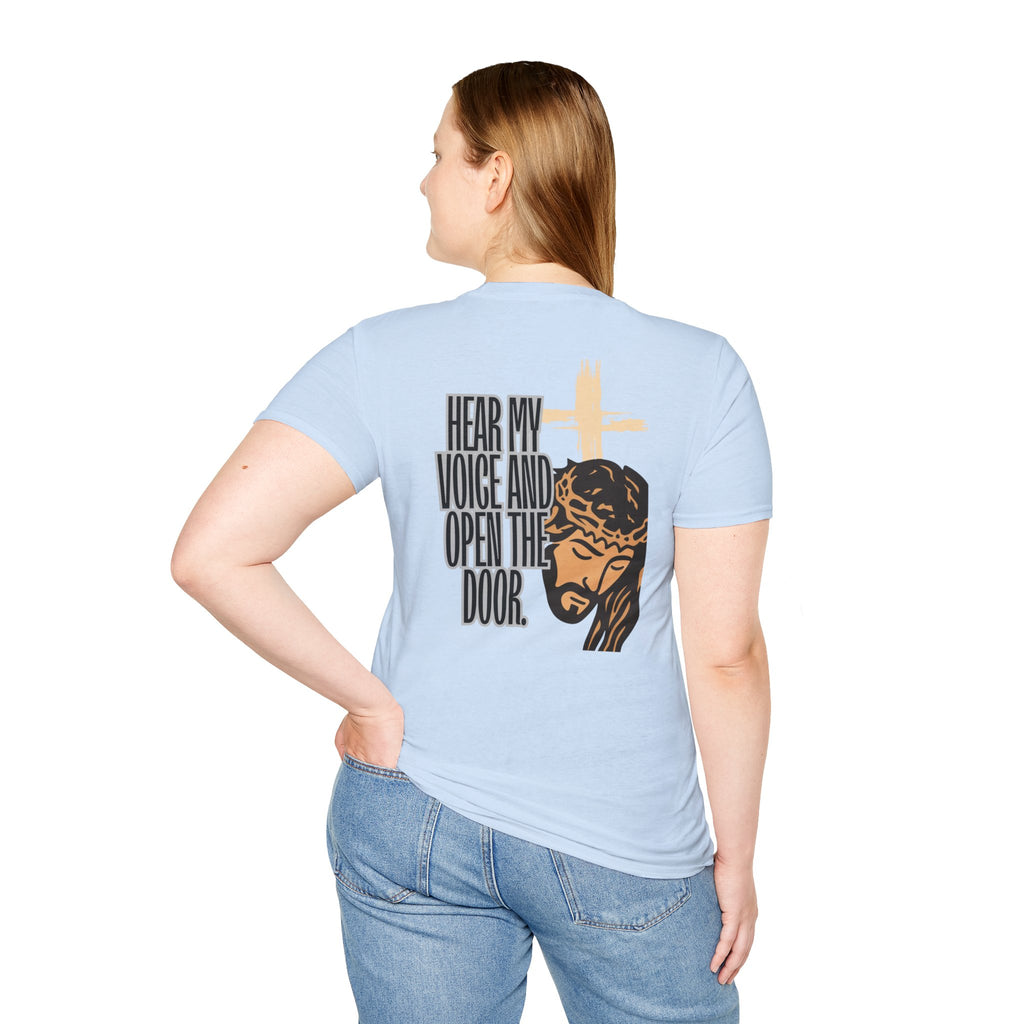 “He’s Knocking” Revelation 3:20 — Graphic T‑Shirt