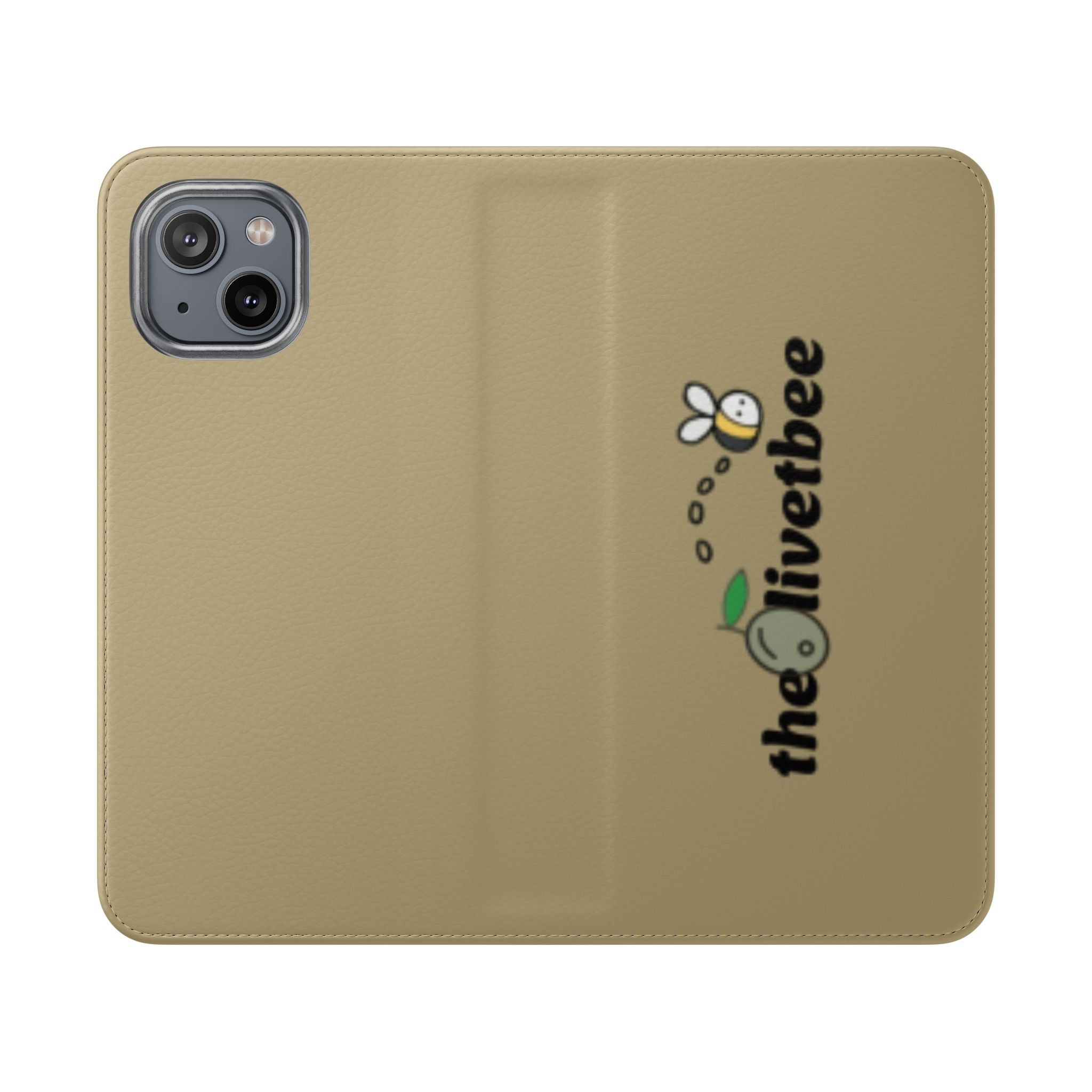 Flip Case Phone Wallet — 'theOlivetbee' Logo Folio Cover with Card Slots