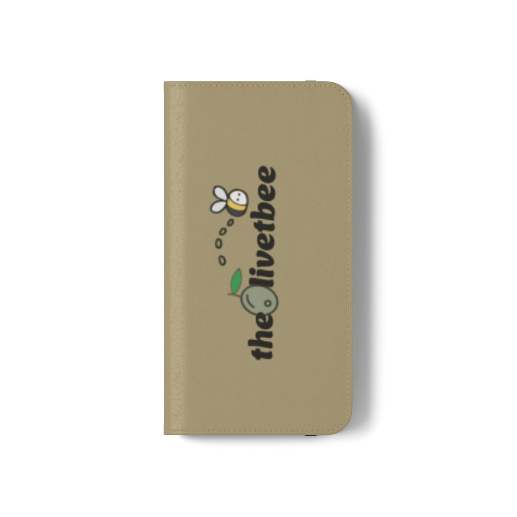 Flip Case Phone Wallet — 'theOlivetbee' Logo Folio Cover with Card Slots