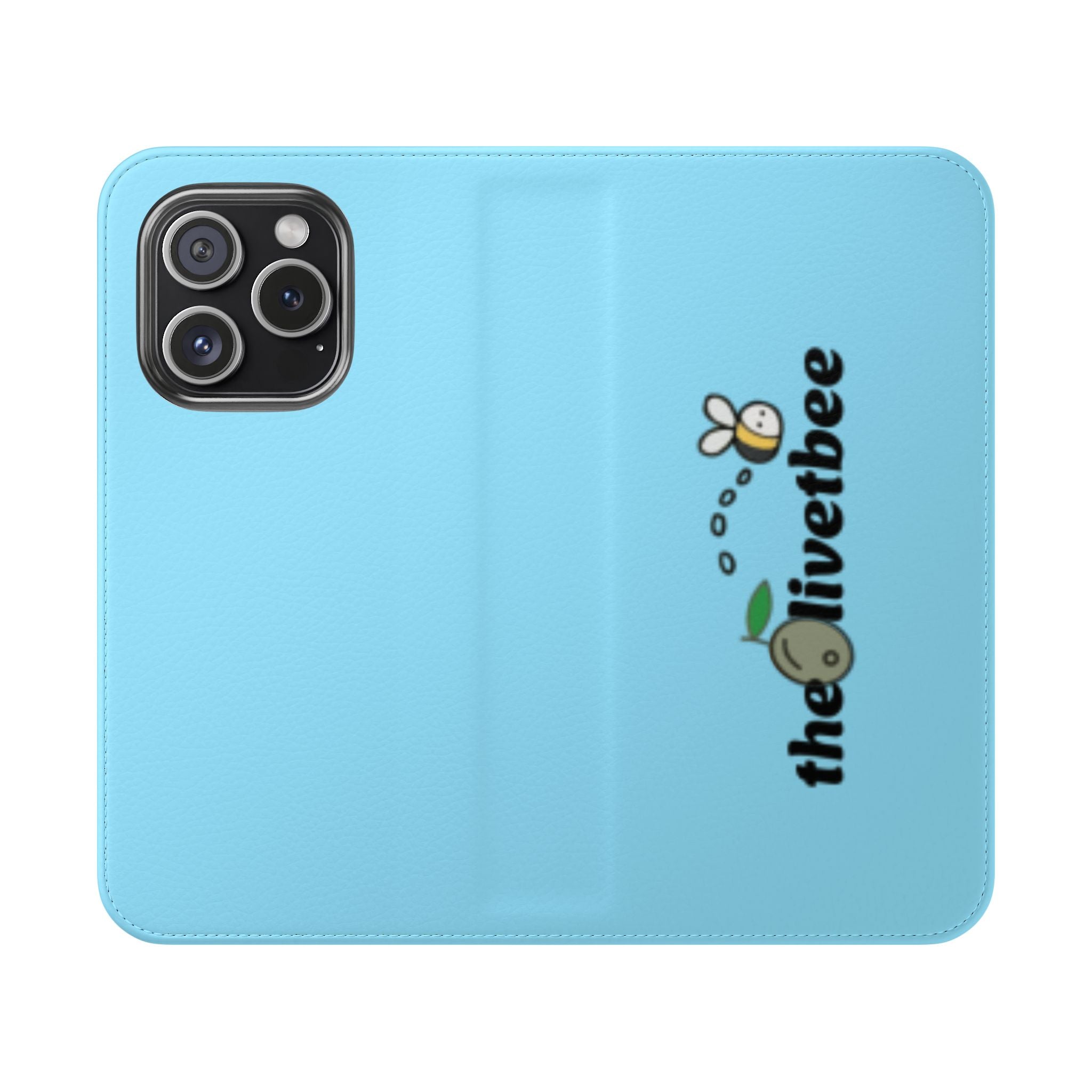 Blue 'theOlivetbee' Flip Phone Case