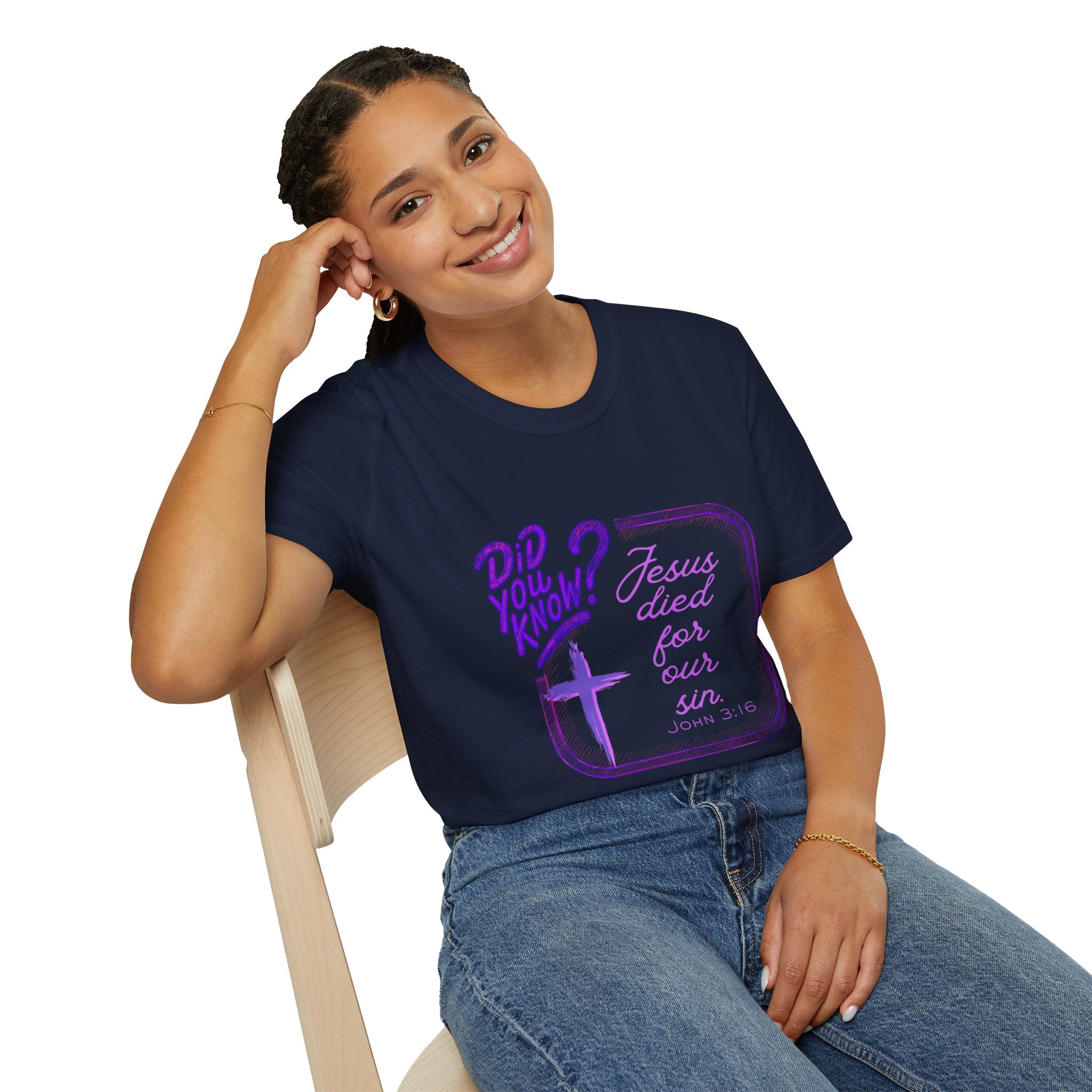 "Did You Know? Jesus Died For Our Sins" - T‑Shirt