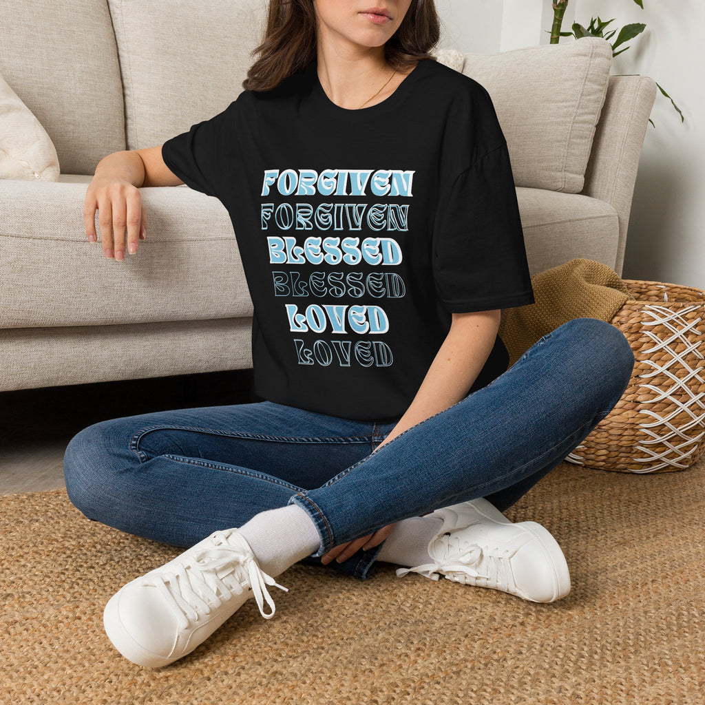 Forgiven, Blessed, Loved — Tee