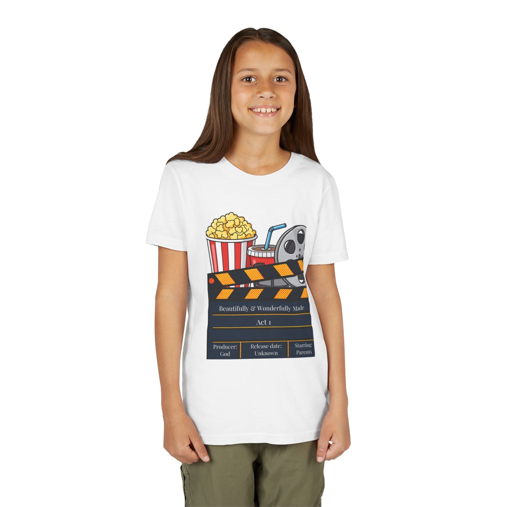 'Beautifully & Wonderfully Made'  — Kids Movie Night Tee