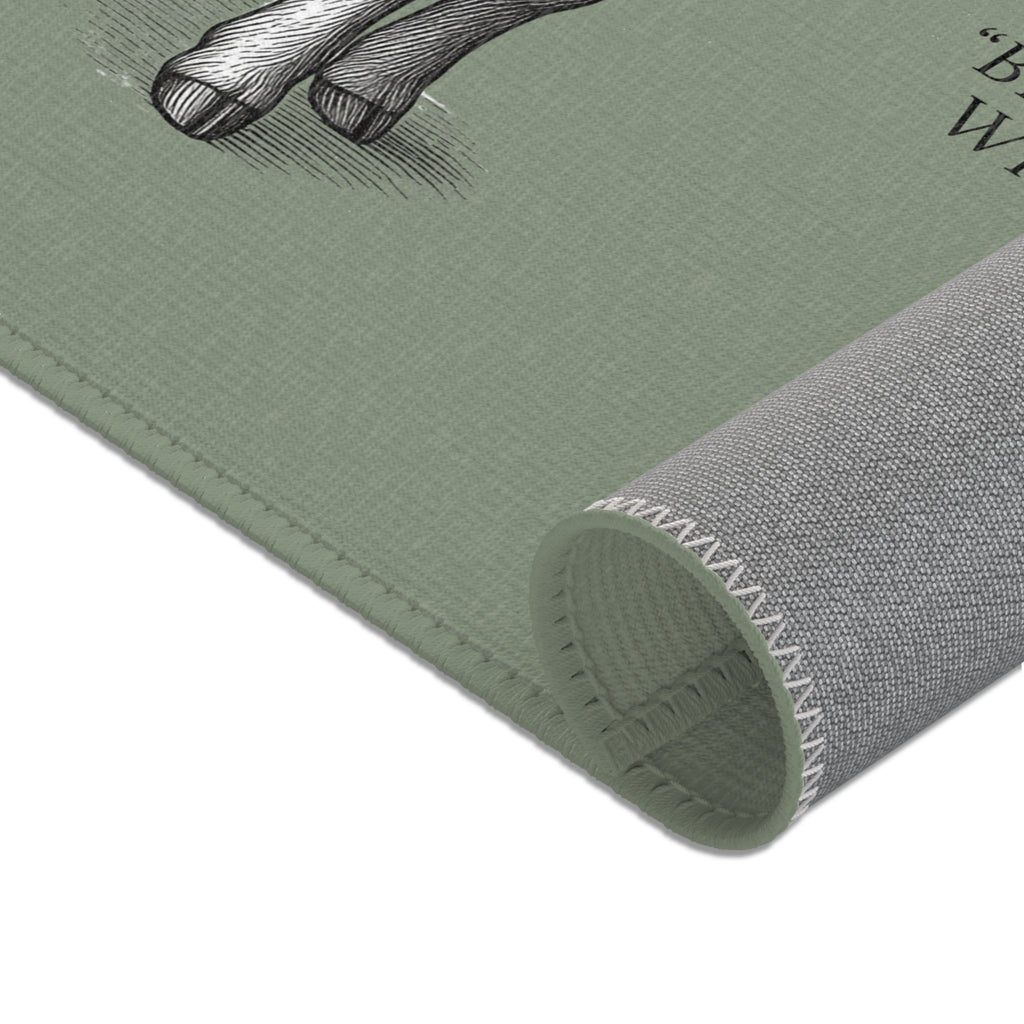 "Jesus: The Lion & The Lamb" —  Area Rugs (4 types & sizes)