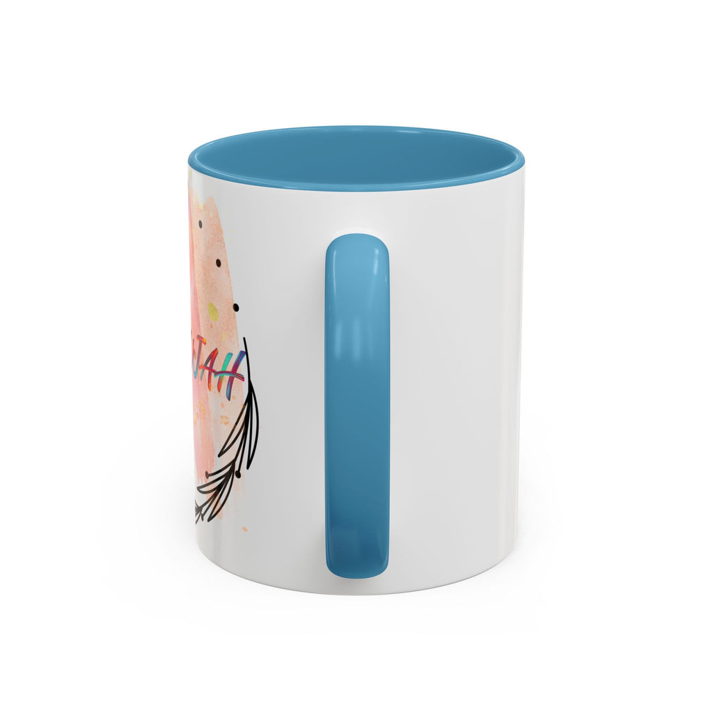 'Hallelujah'  —  Watercolor Accent Coffee Mug (11/15oz)