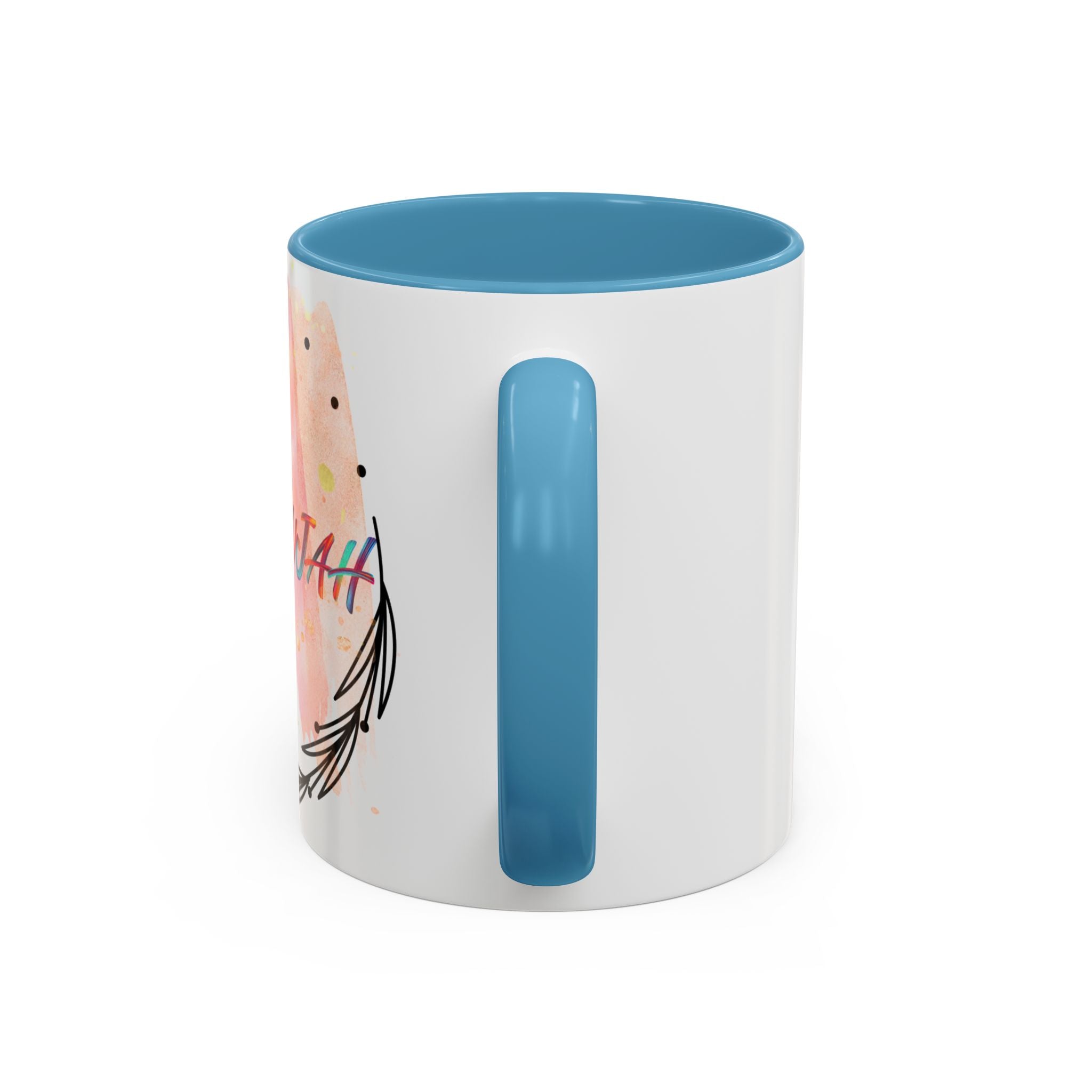 'Hallelujah'  —  Watercolor Accent Coffee Mug (11/15oz)