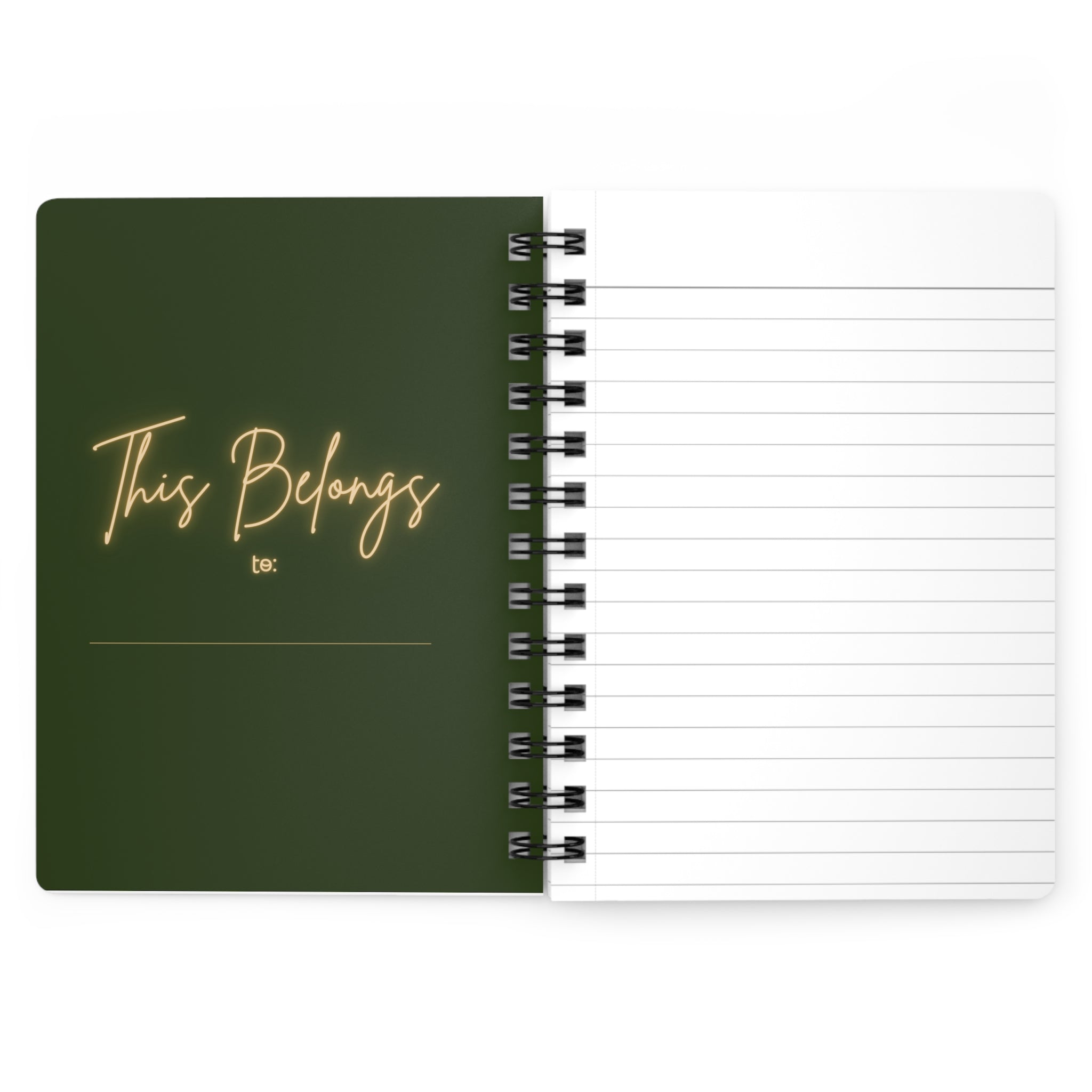 Proverbs 31:30: Gold Earring— Spiral Notebook