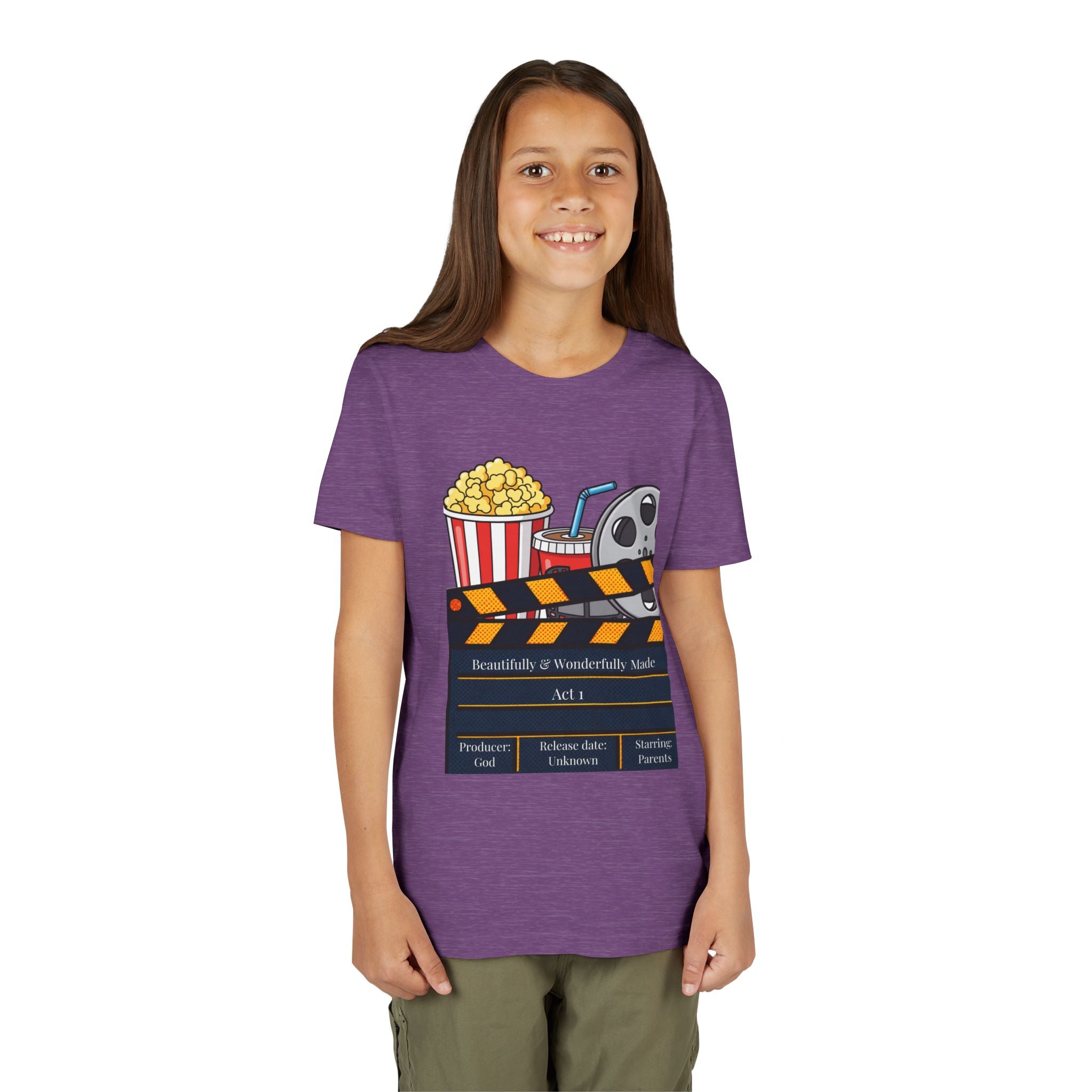 'Beautifully & Wonderfully Made'  — Kids Movie Night Tee