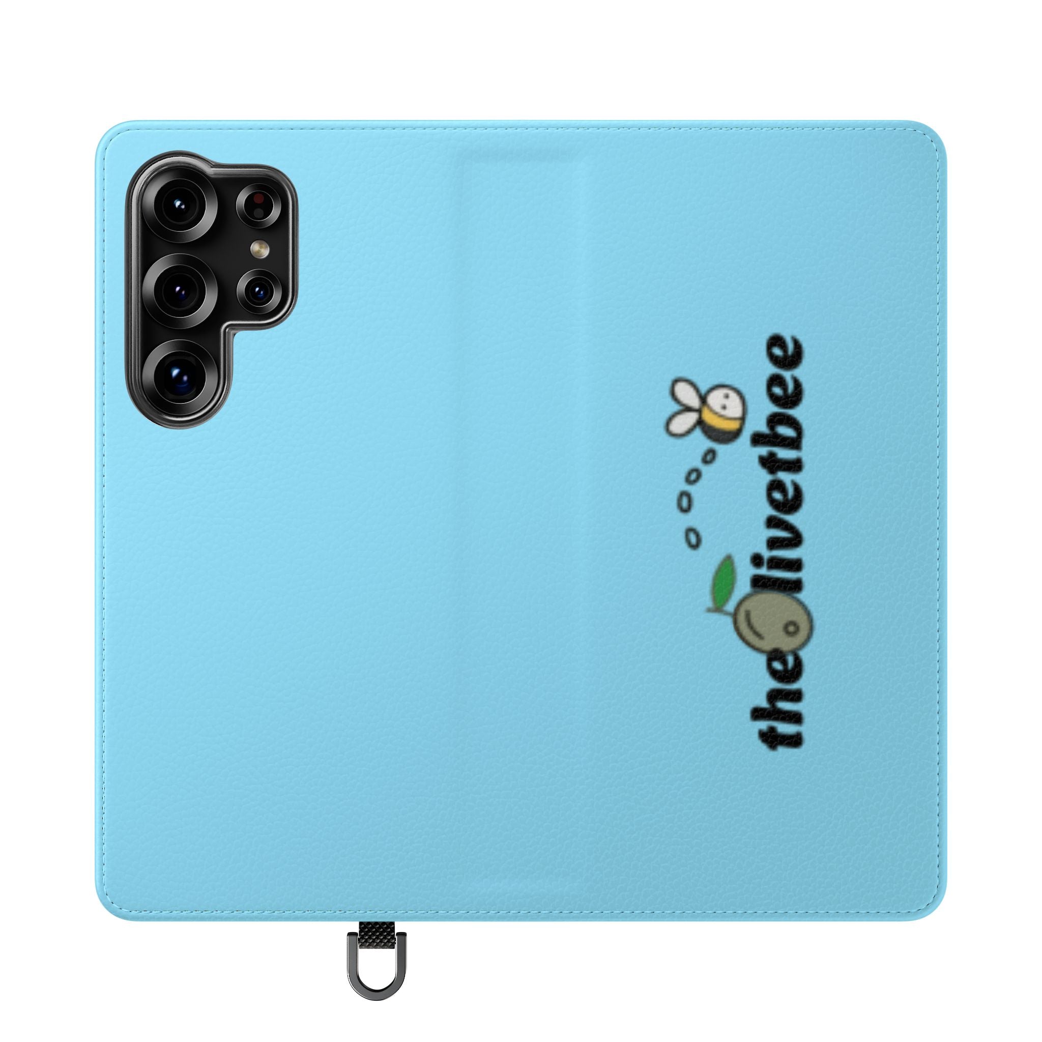 Blue 'theOlivetbee' Flip Phone Case