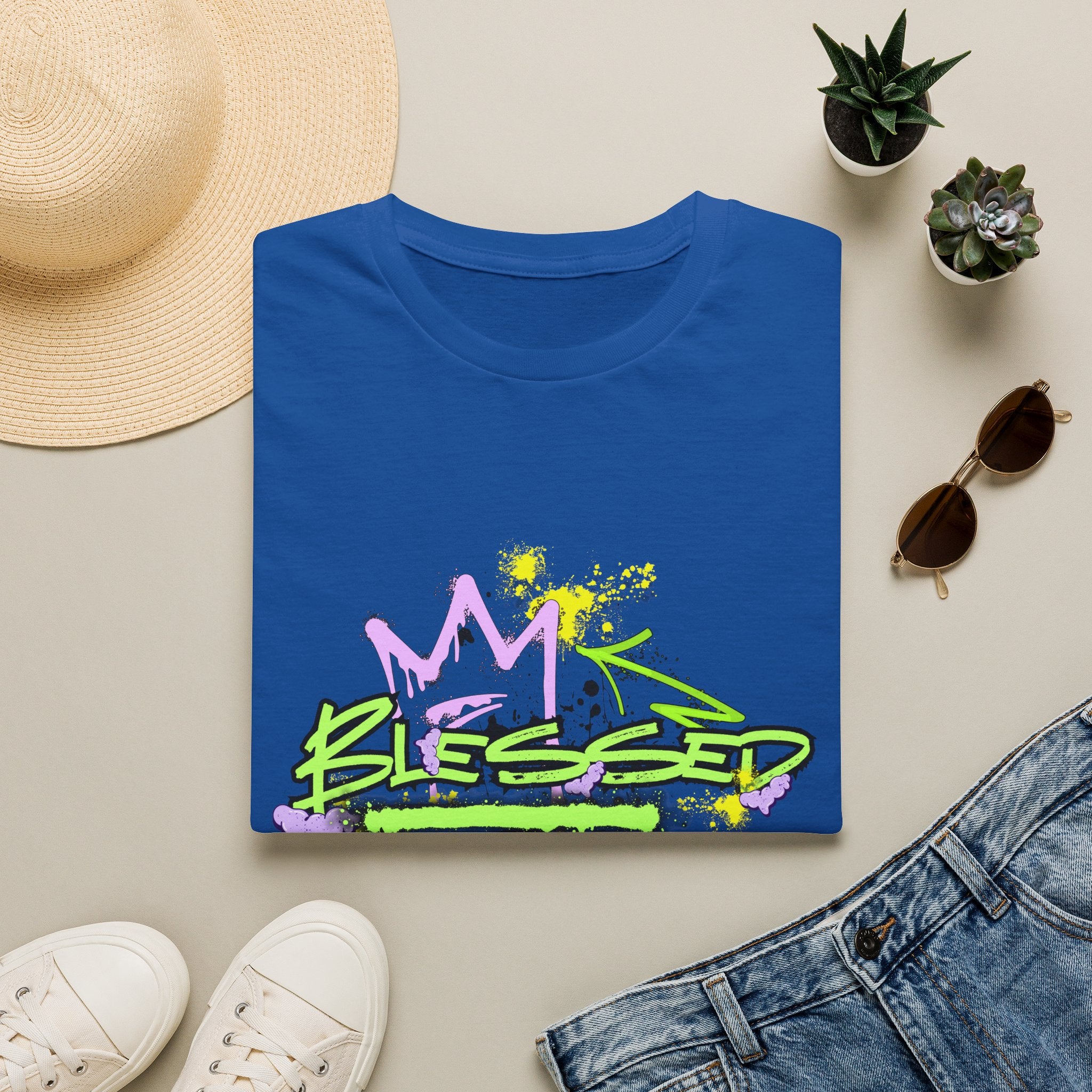 'Blessed' Graffiti — T-Shirt