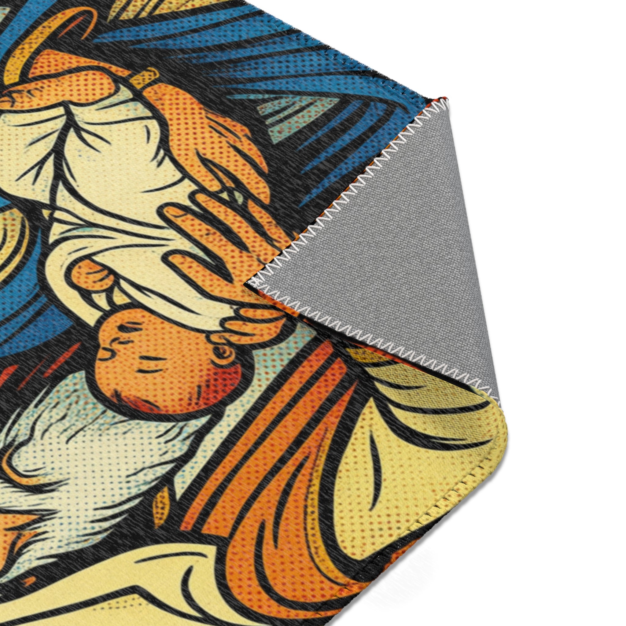 Abraham, Sarah, & Issac Pop Art Area Rug