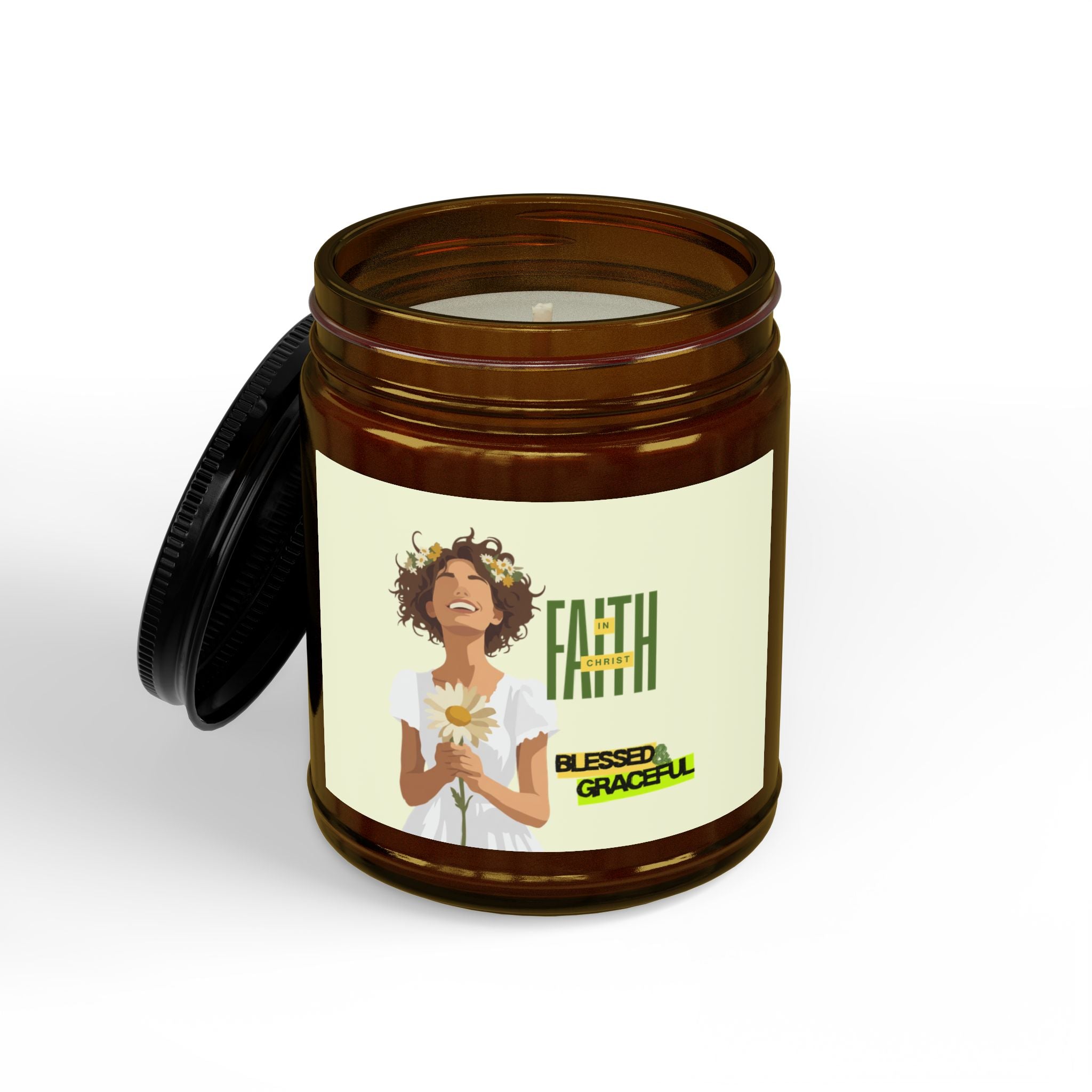 'Faith in Christ': Blessed & Graceful — Soy Candle (4oz & 9oz)