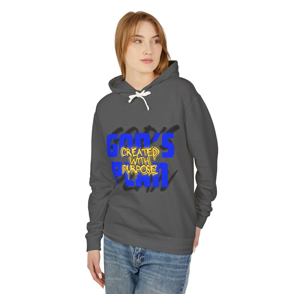 "Created With Purpose" Lightweight Hooded Sweatshirt