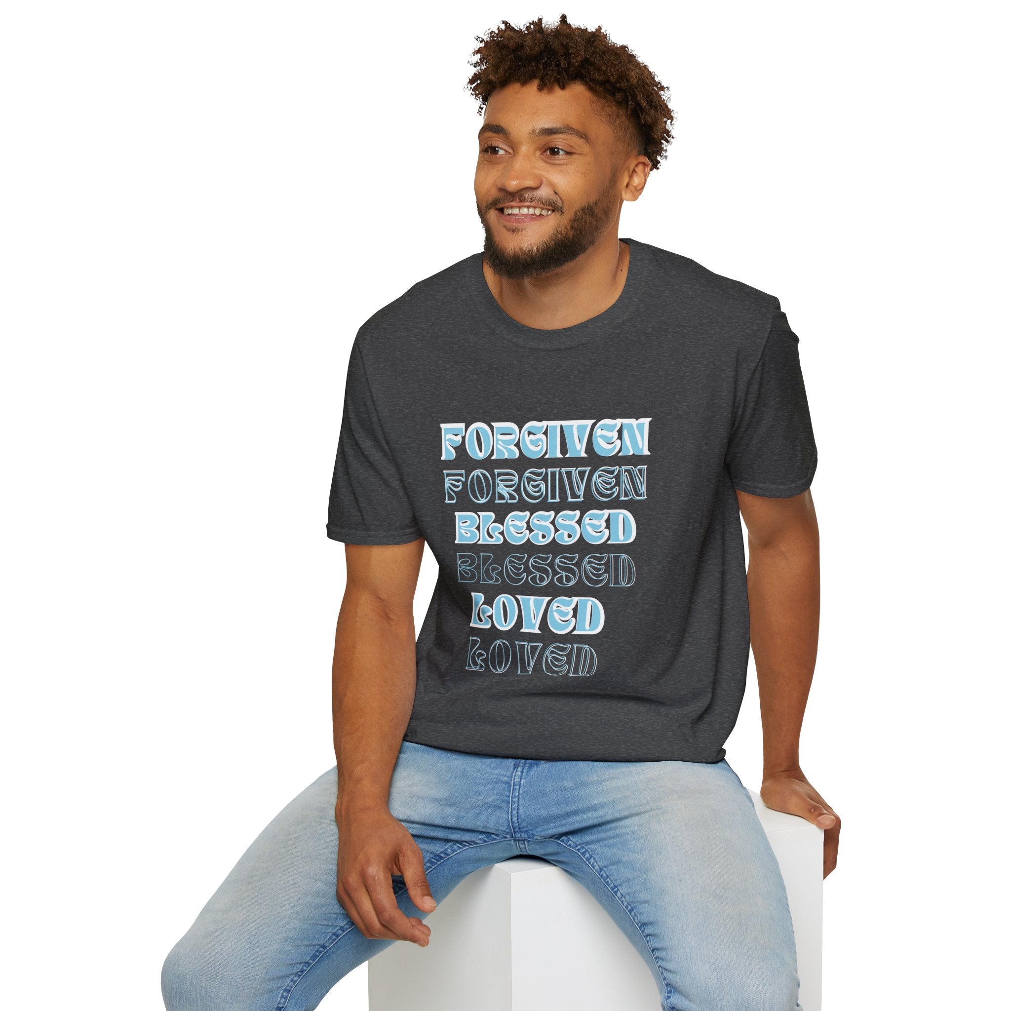 Forgiven, Blessed, Loved — Tee
