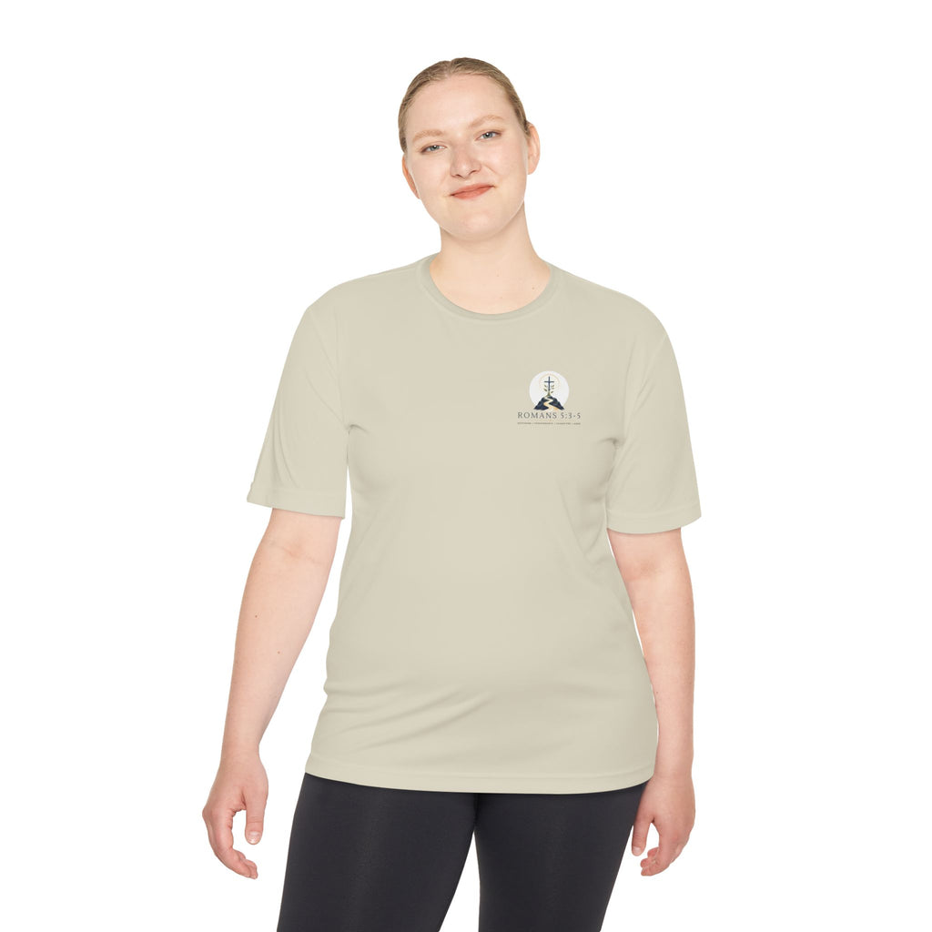Romans 5:3-5 Christian workout T-Shirt