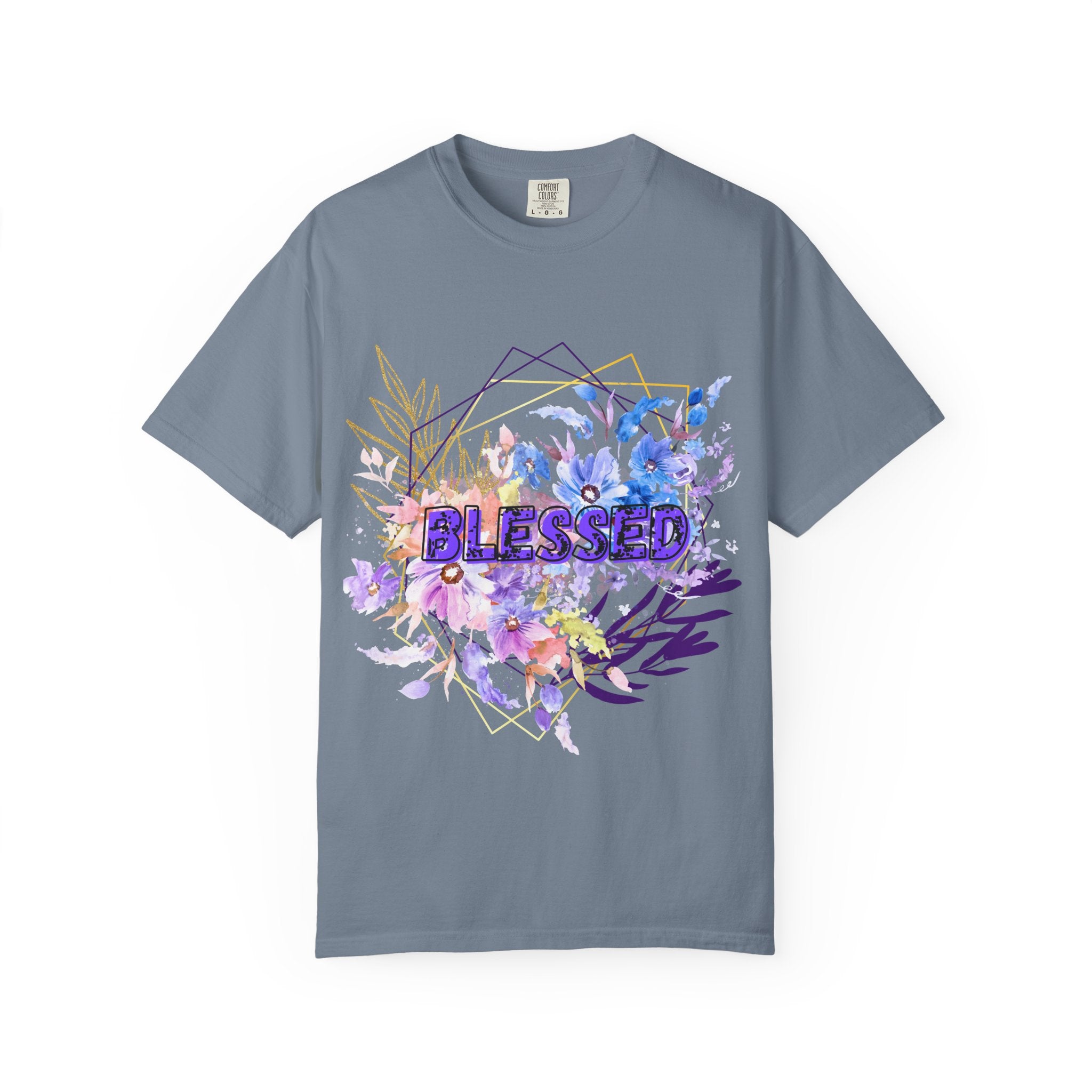 'Blessed'  — Floral T-Shirt