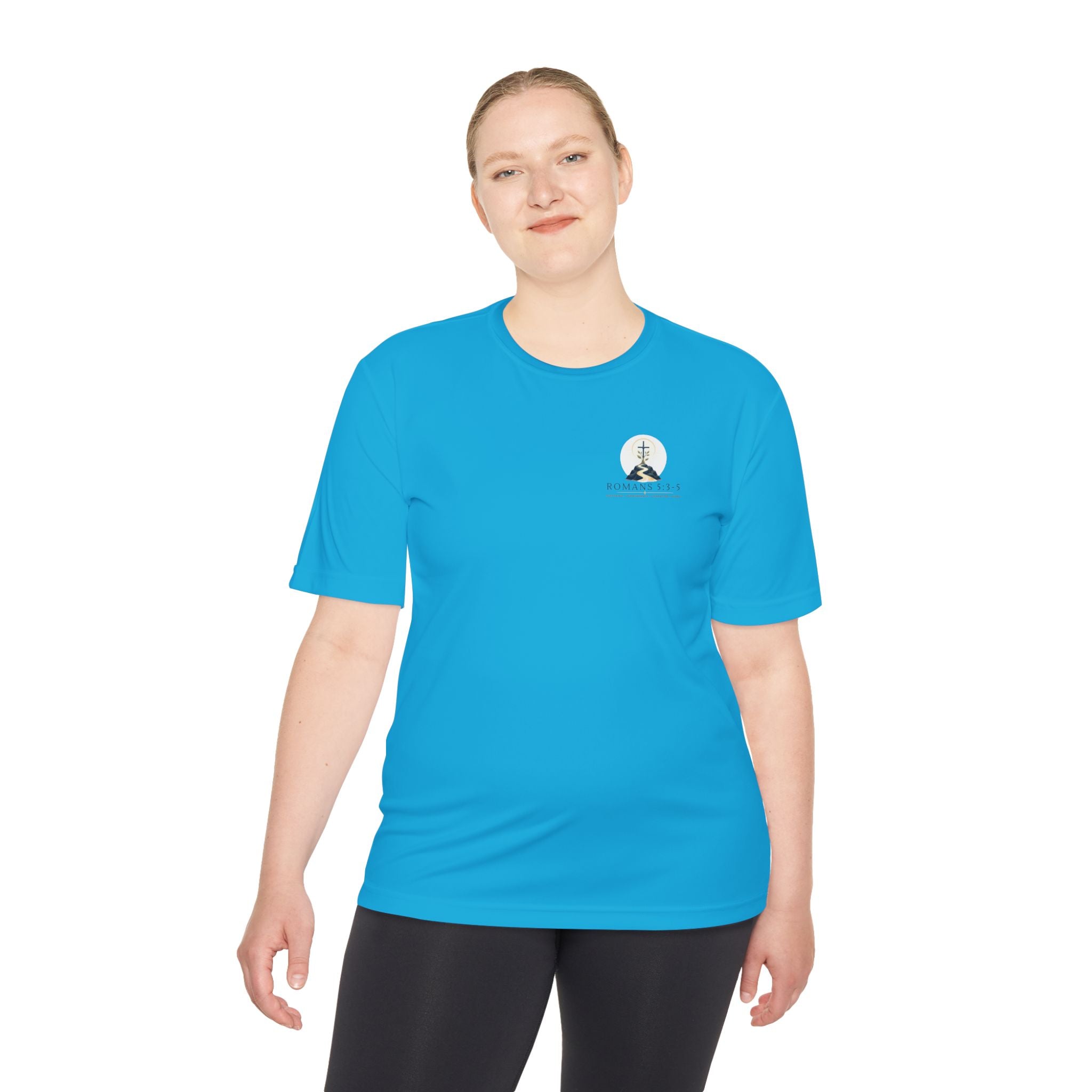Romans 5:3-5 Christian workout T-Shirt