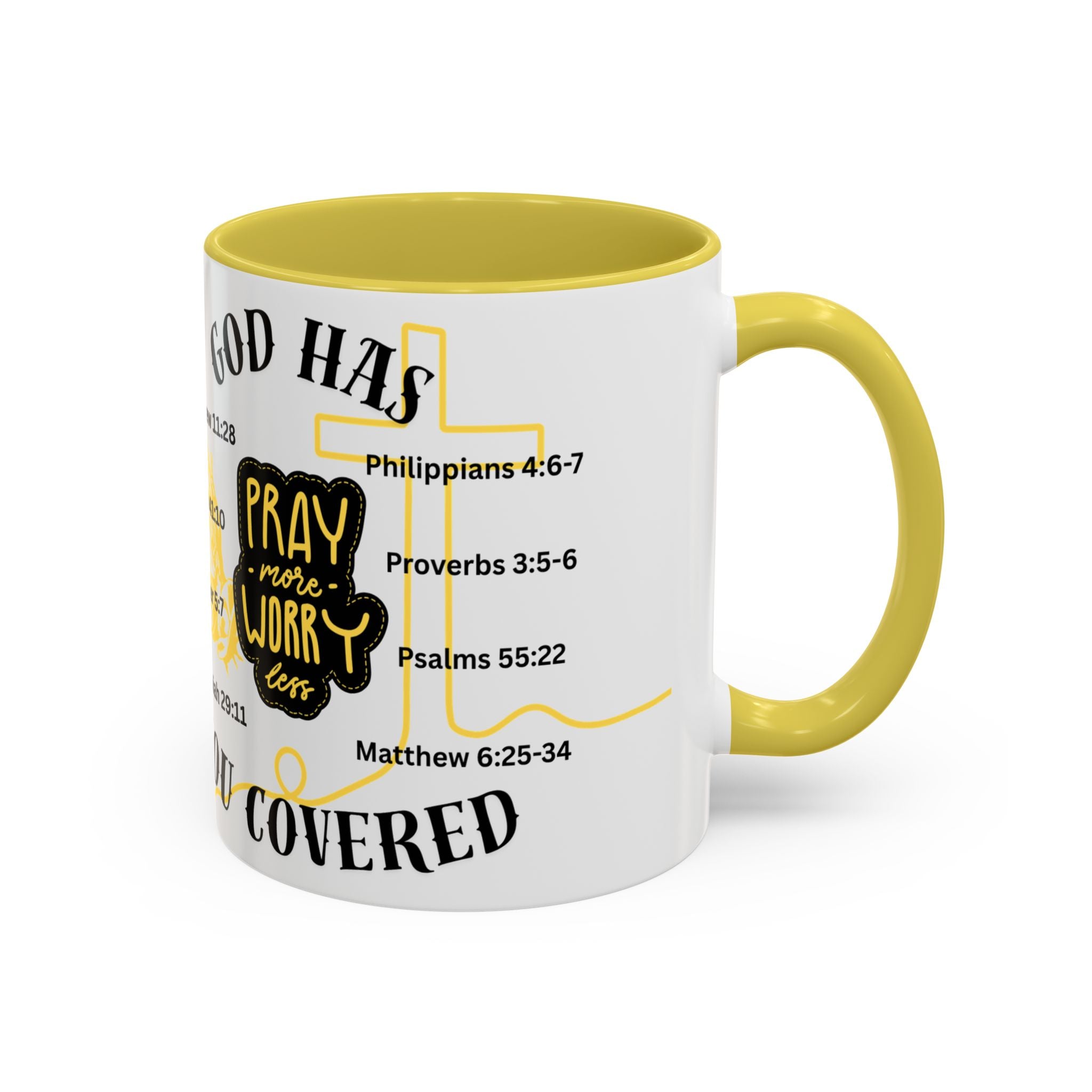 "Pray More, Worry Less" Mug  (11oz/15oz)