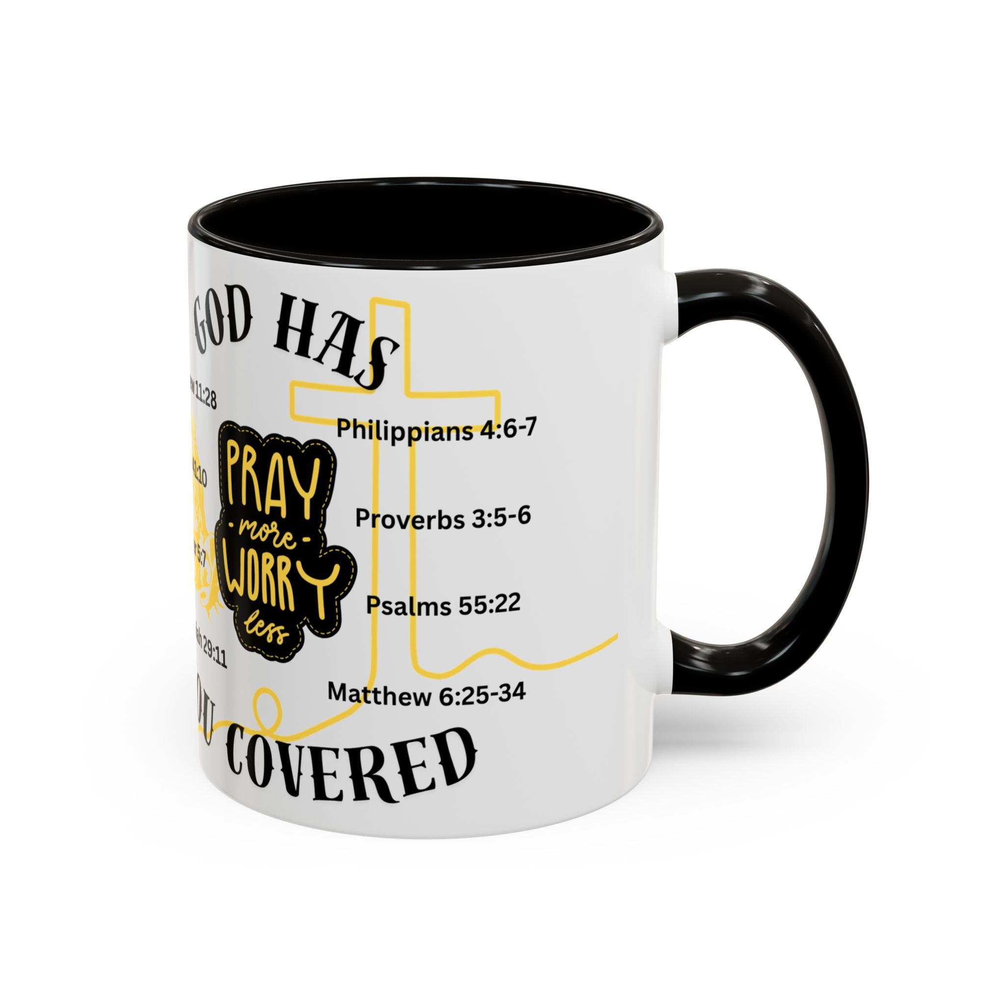 "Pray More, Worry Less" Mug  (11oz/15oz)