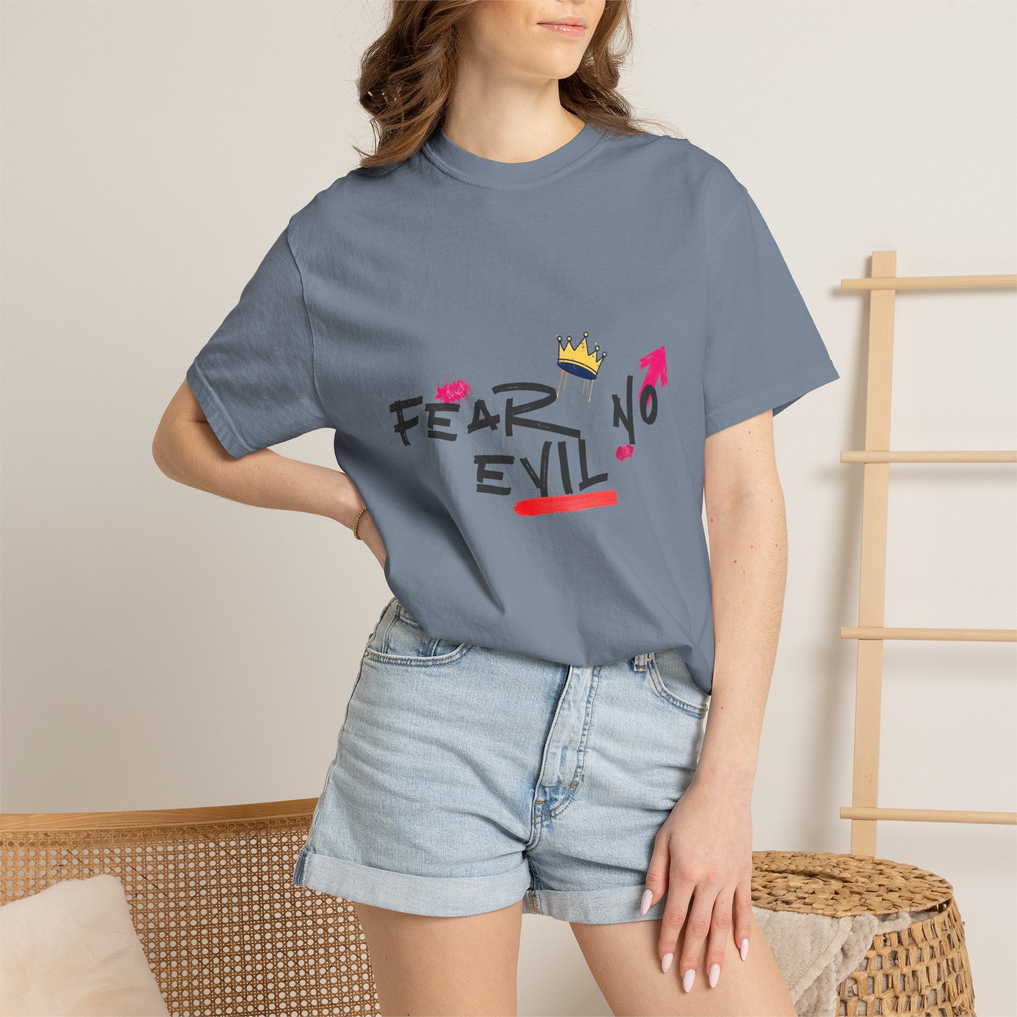 'Fear No Evil' Crown T-Shirt