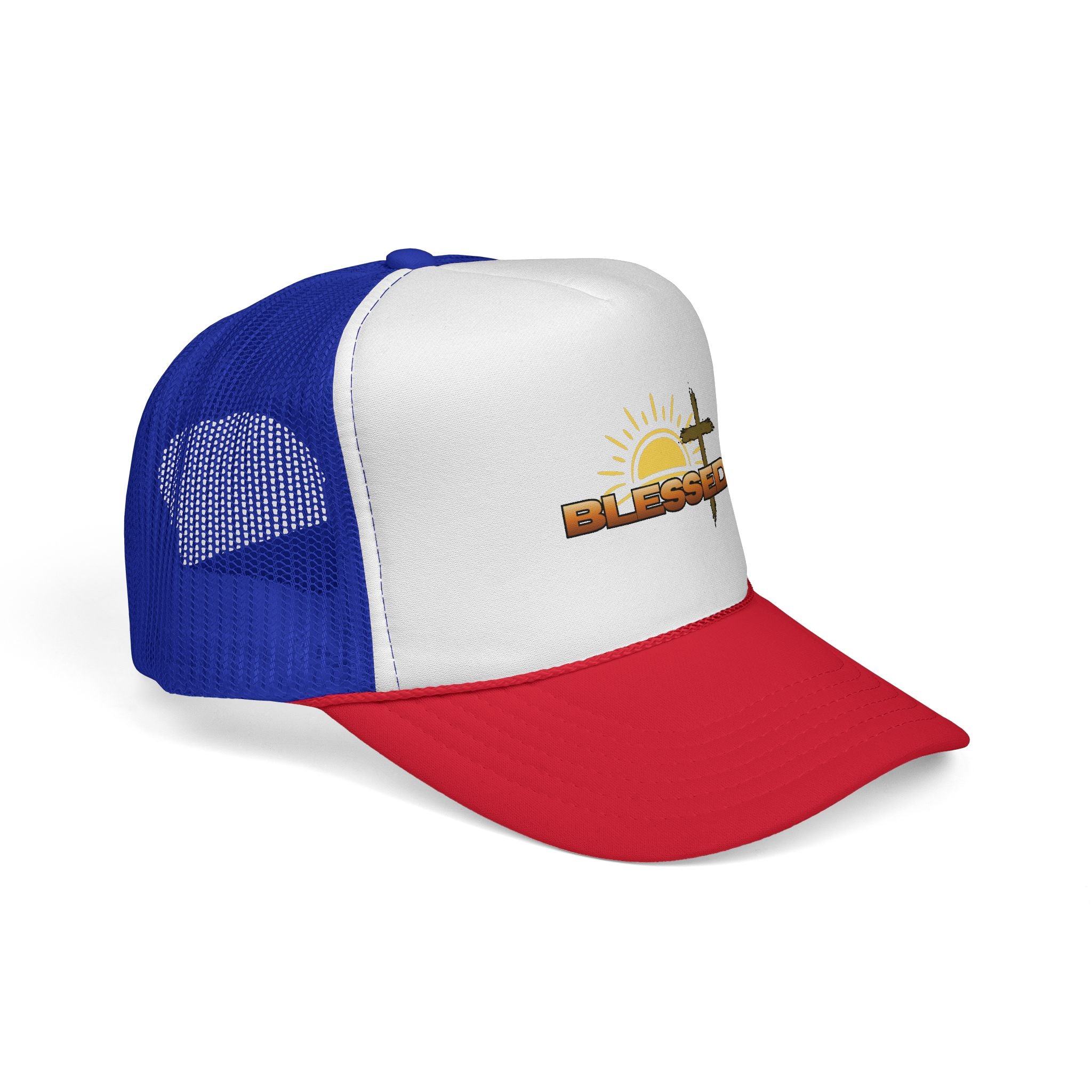 'Blessed' Sunrise Bold Trucker Cap