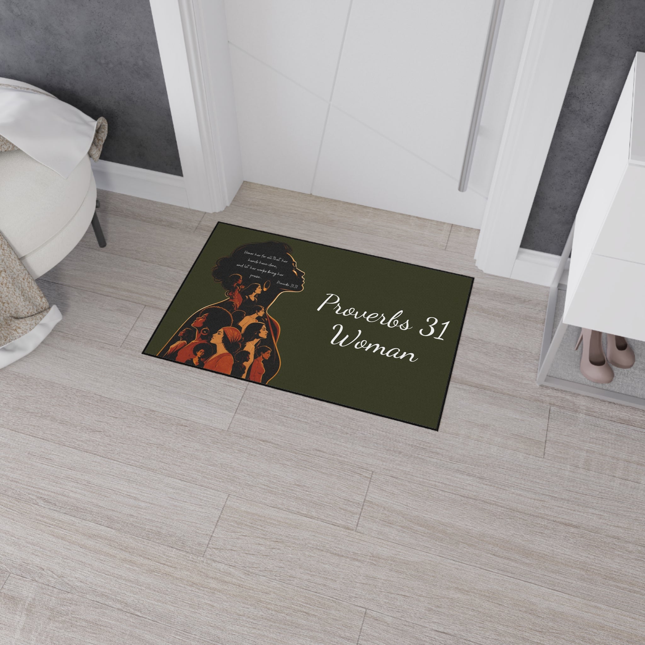 'You Are' — Proverbs 31 Woman Floor Mat