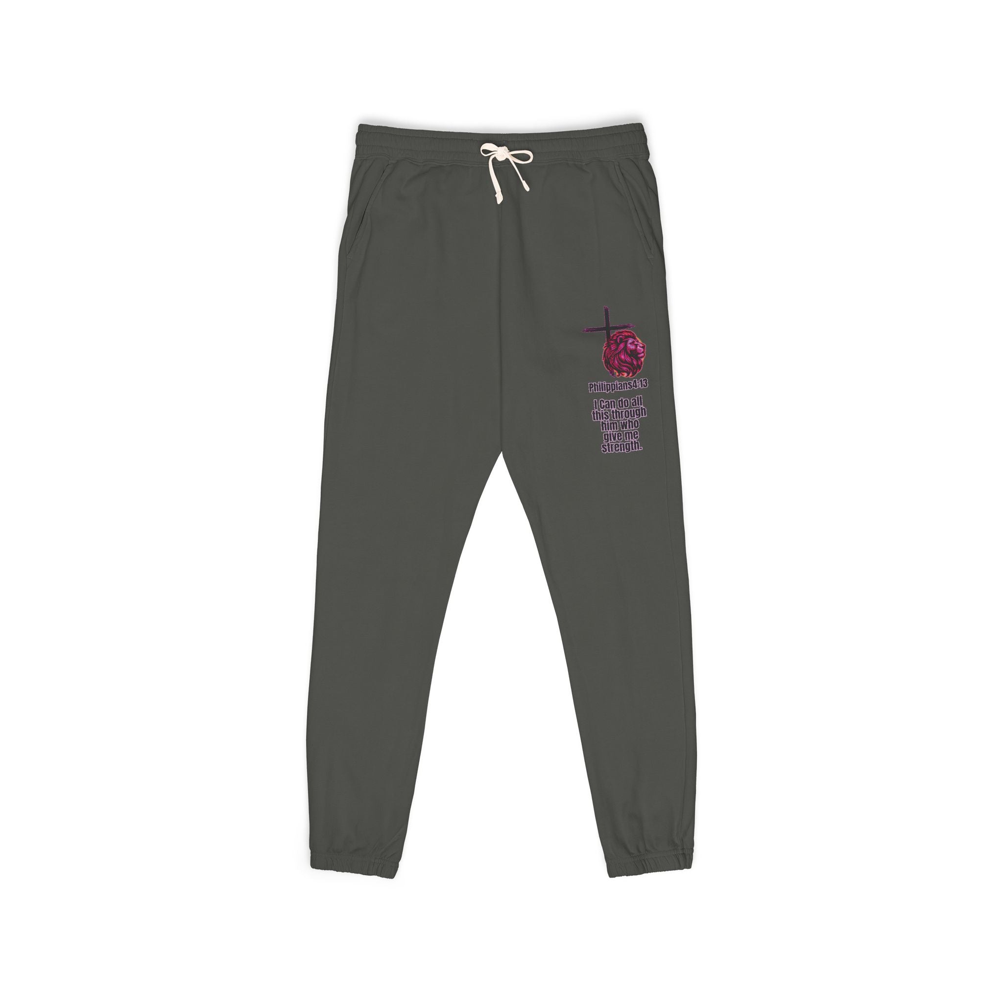 Philippians 4:13: Fleece Joggers